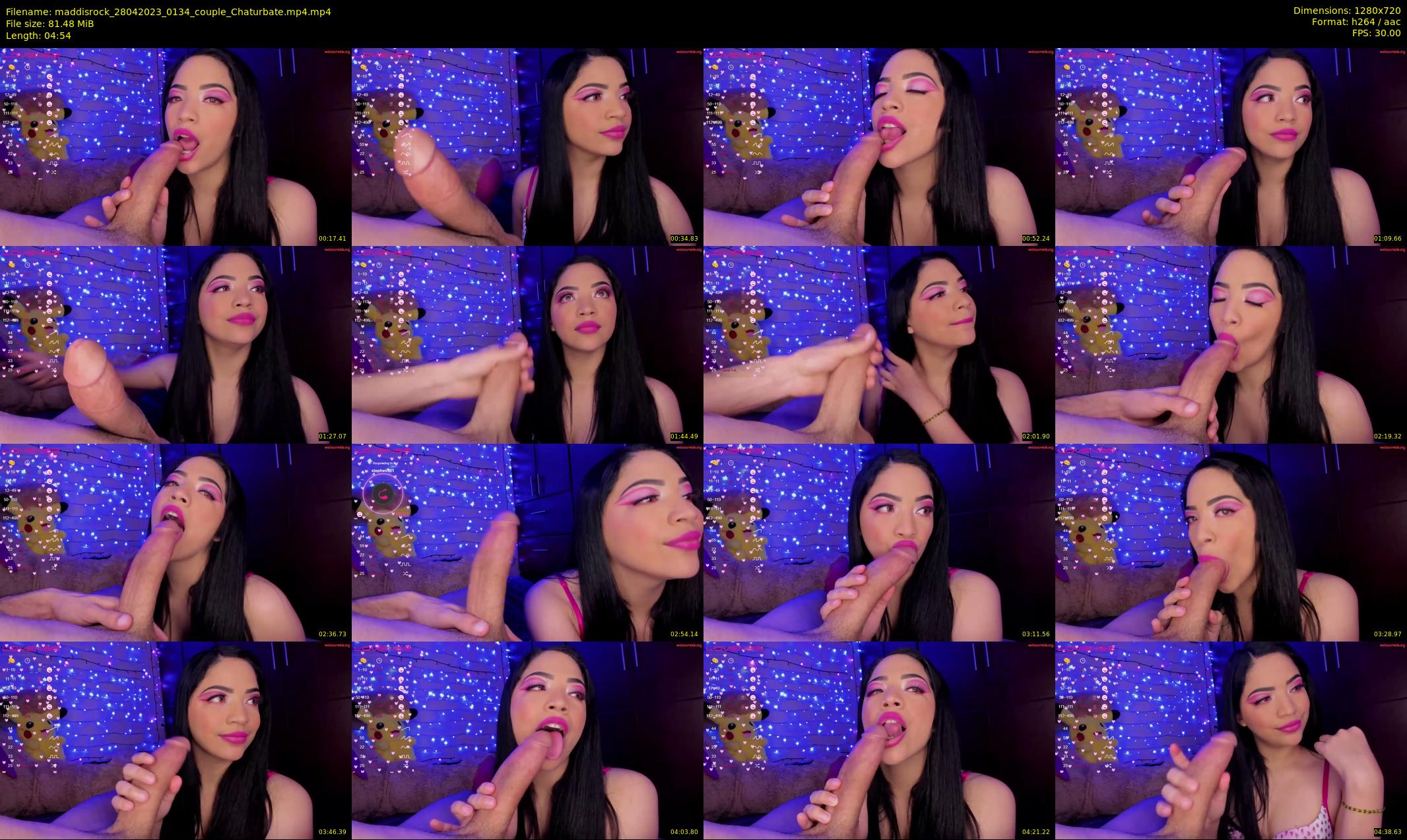 maddisrock — 5 minute Chaturbate couple cam show recording, 720p, Apr 28, 2023