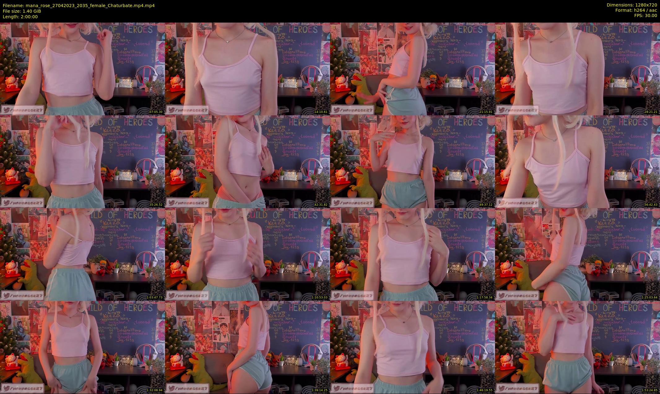 mana_rose — 120 minute Chaturbate female cam show recording, 720p, Apr 27, 2023