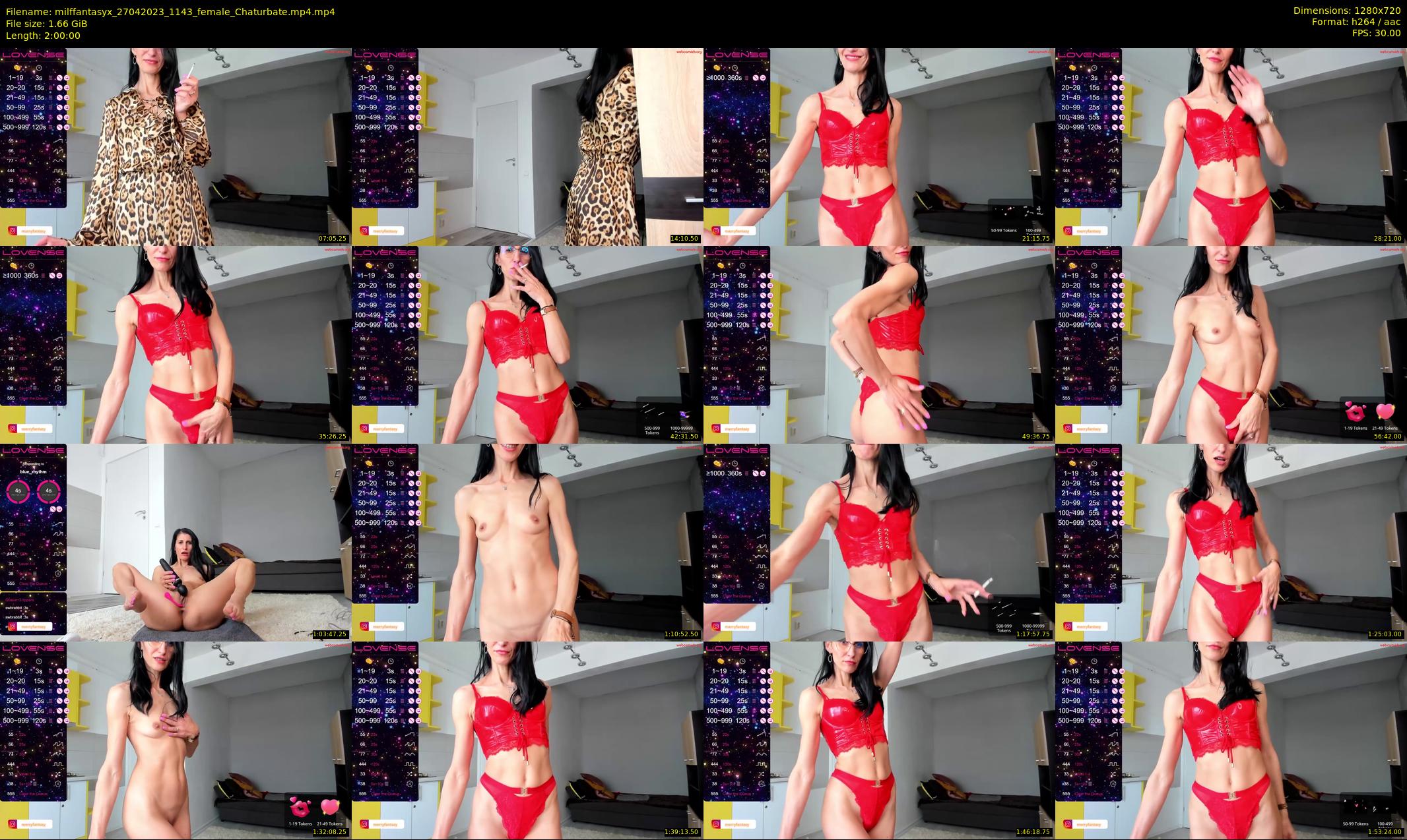 milffantasyx — 120 minute Chaturbate female cam show recording, 720p, Apr 27, 2023