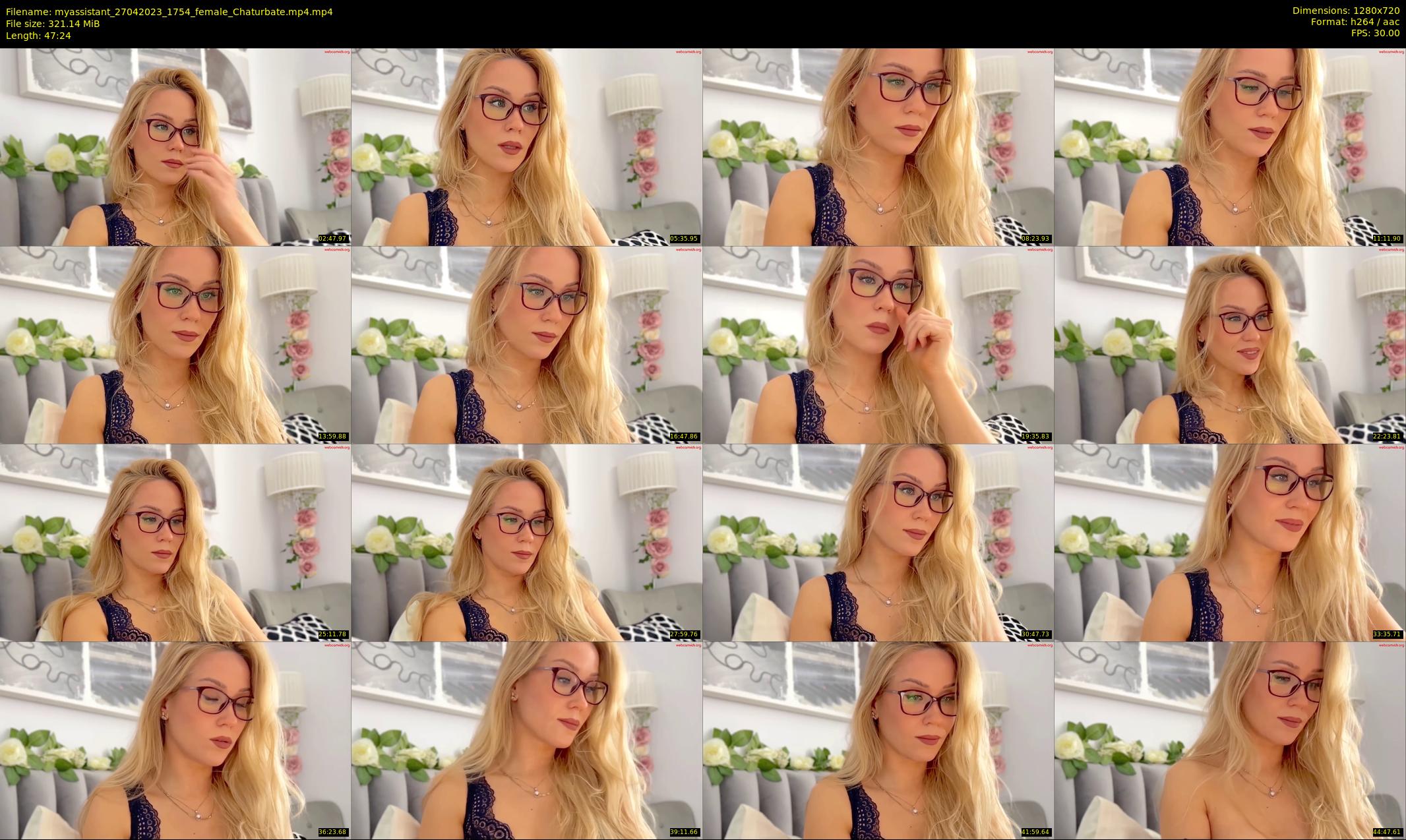 myassistant — 48 minute Chaturbate female cam show recording, 720p, Apr 27, 2023