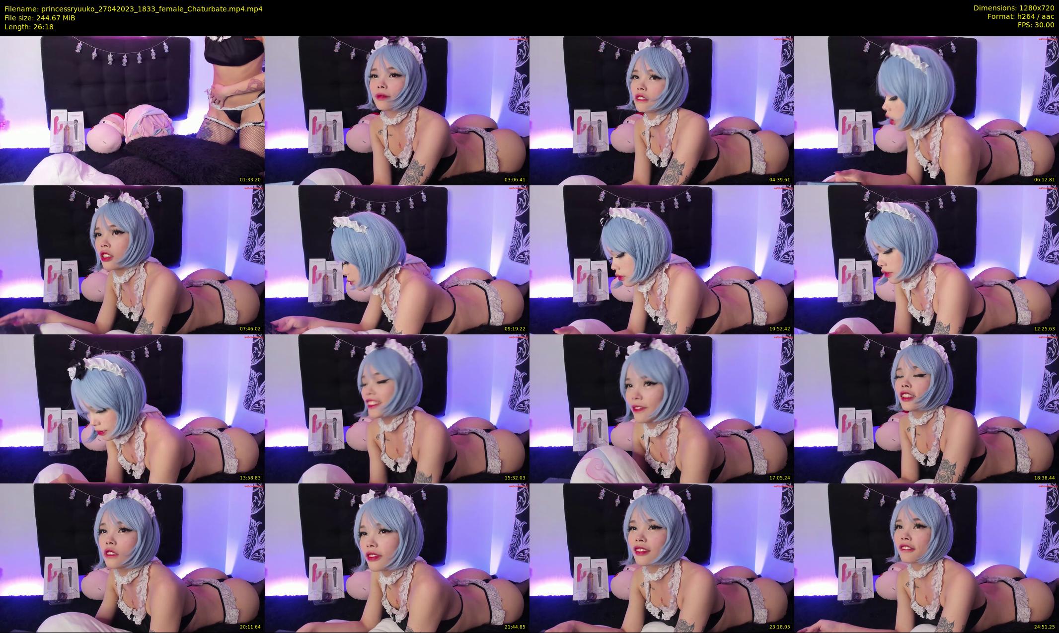 princessryuuko — 27 minute Chaturbate female cam show recording, 720p, Apr 27, 2023