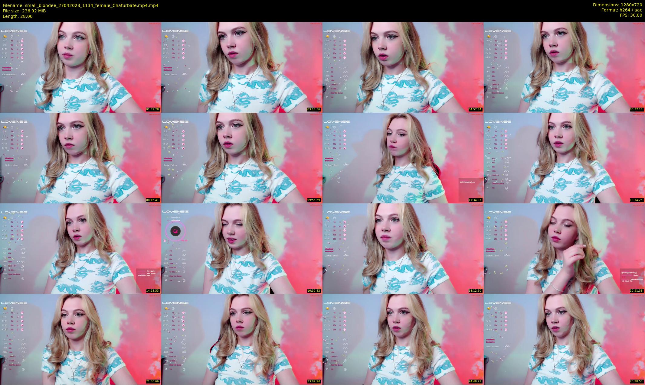 small_blondee — 28 minute Chaturbate female cam show recording, 720p, Apr 27, 2023