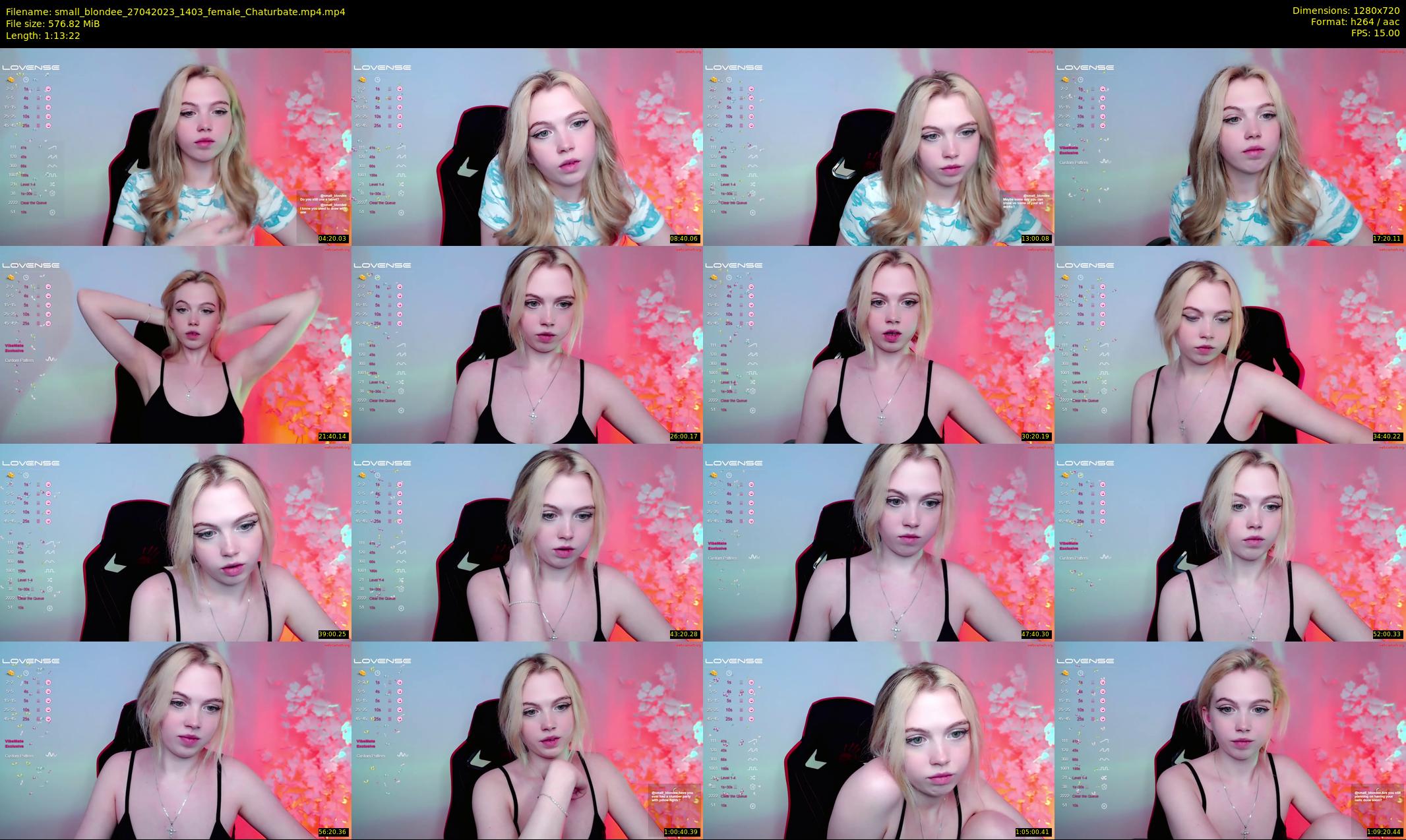 small_blondee — 74 minute Chaturbate female cam show recording, 720p, Apr 27, 2023