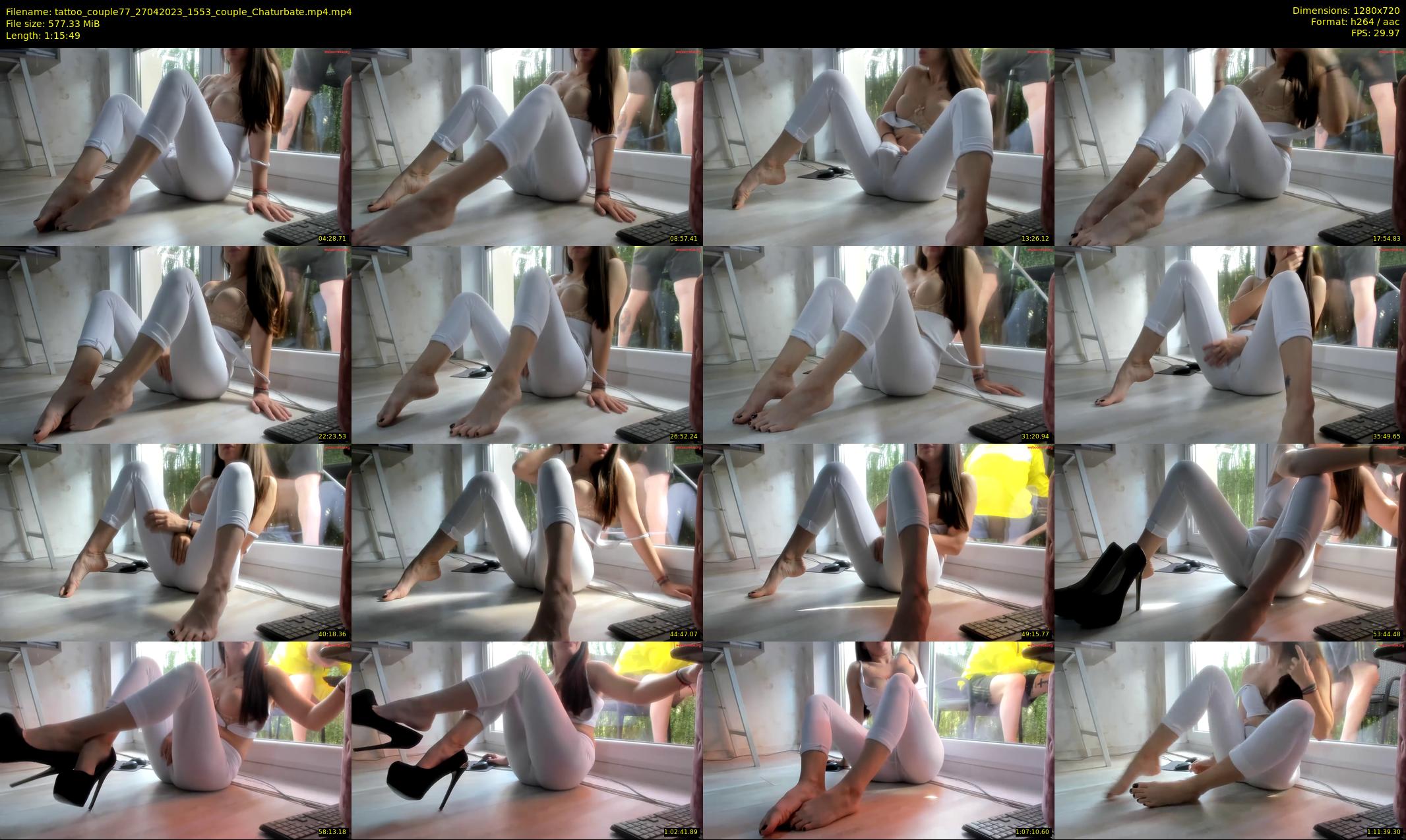 tattoo_couple77 — 76 minute Chaturbate couple cam show recording, 720p, Apr 27, 2023