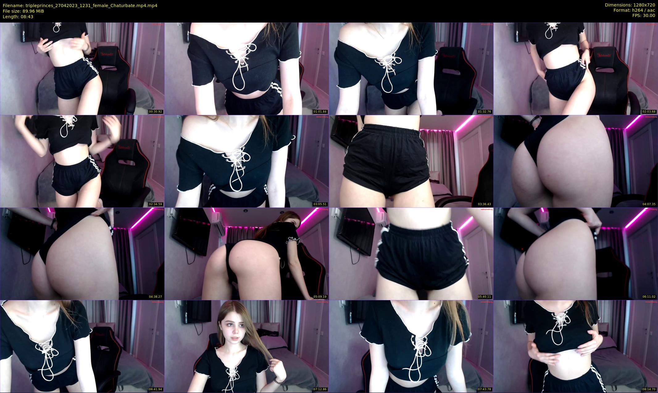 tripleprinces — 9 minute Chaturbate female cam show recording, 720p, Apr 27, 2023