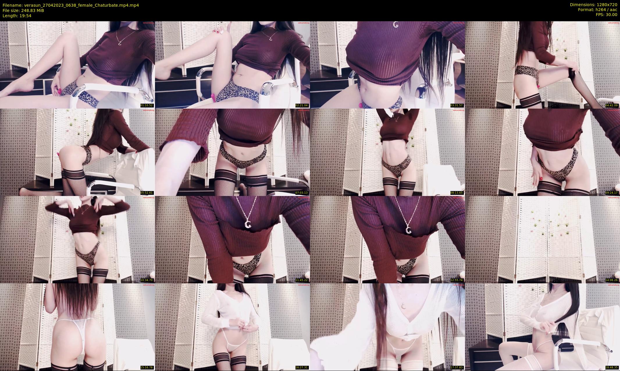 verasun — 20 minute Chaturbate female cam show recording, 720p, Apr 27, 2023