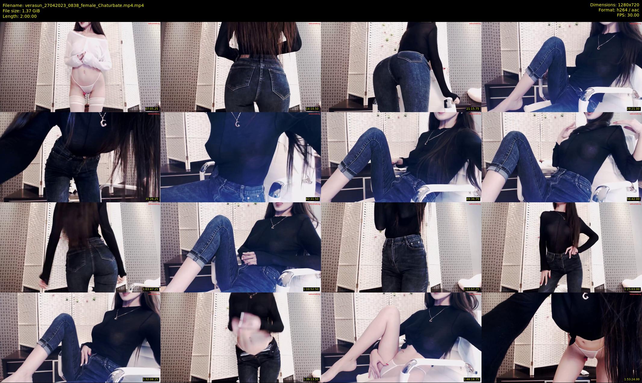 verasun — 120 minute Chaturbate female cam show recording, 720p, Apr 27, 2023