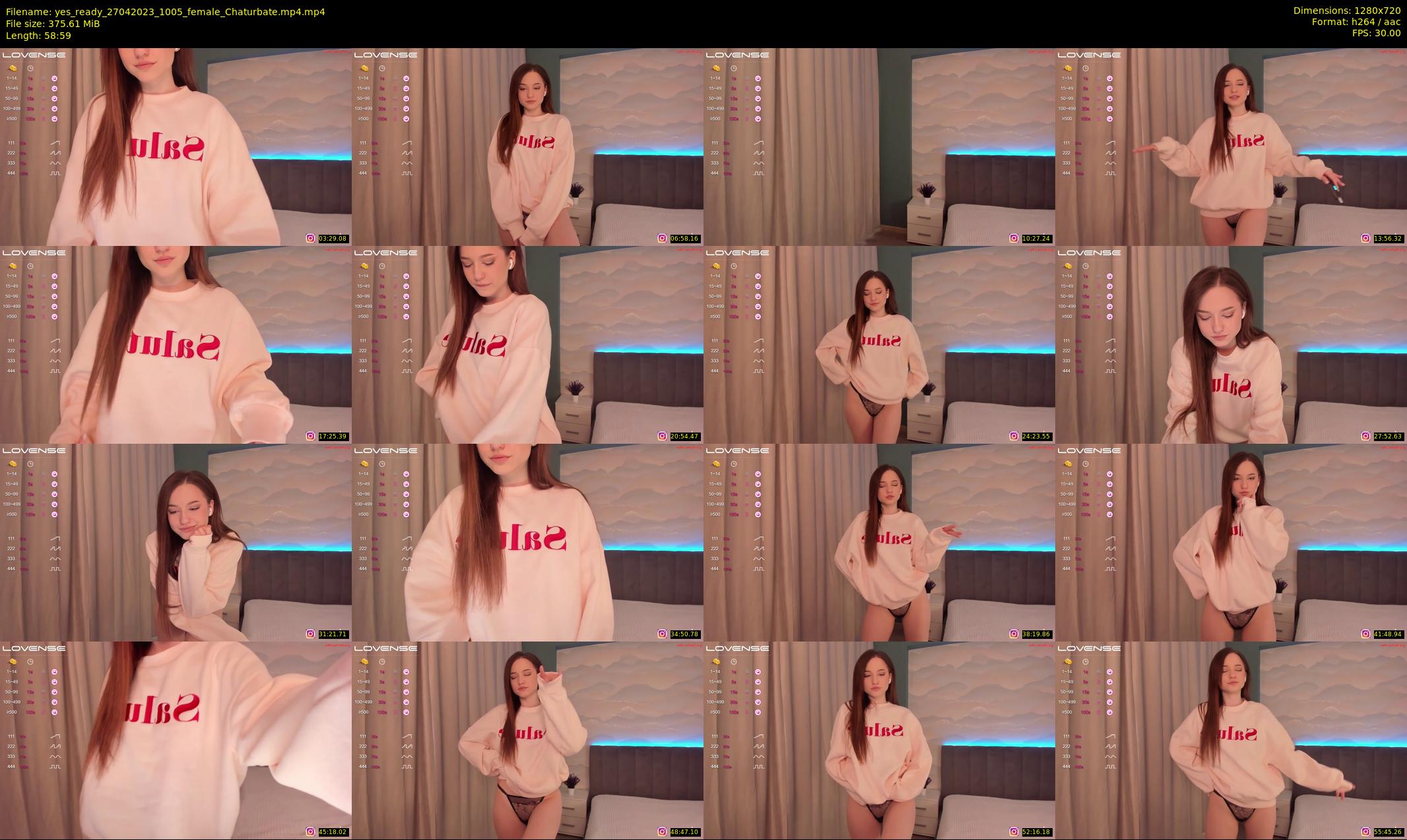 yes_ready — 59 minute Chaturbate female cam show recording, 720p, Apr 27, 2023