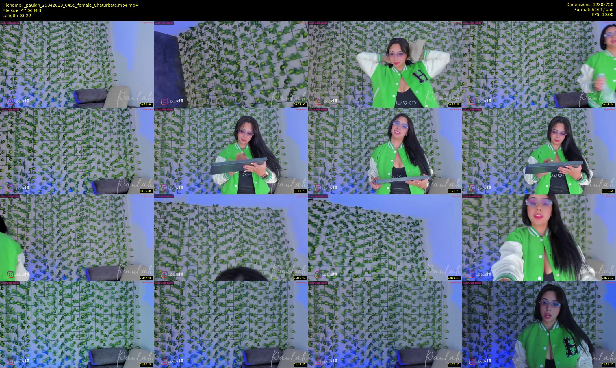 _paulah — 4 minute Chaturbate female cam show recording, 720p, Apr 29, 2023