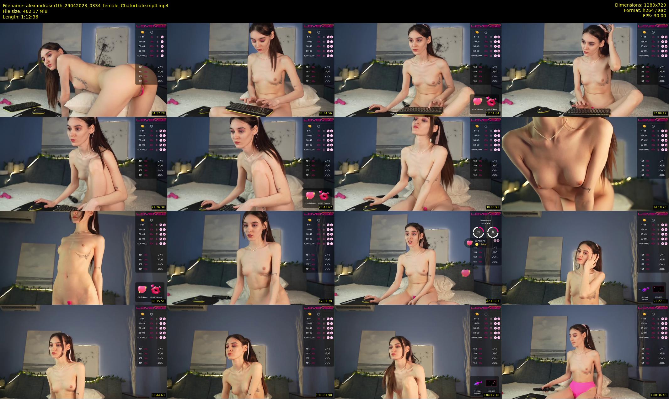 alexandrasm1th — 73 minute Chaturbate female cam show recording, 720p, Apr 29, 2023