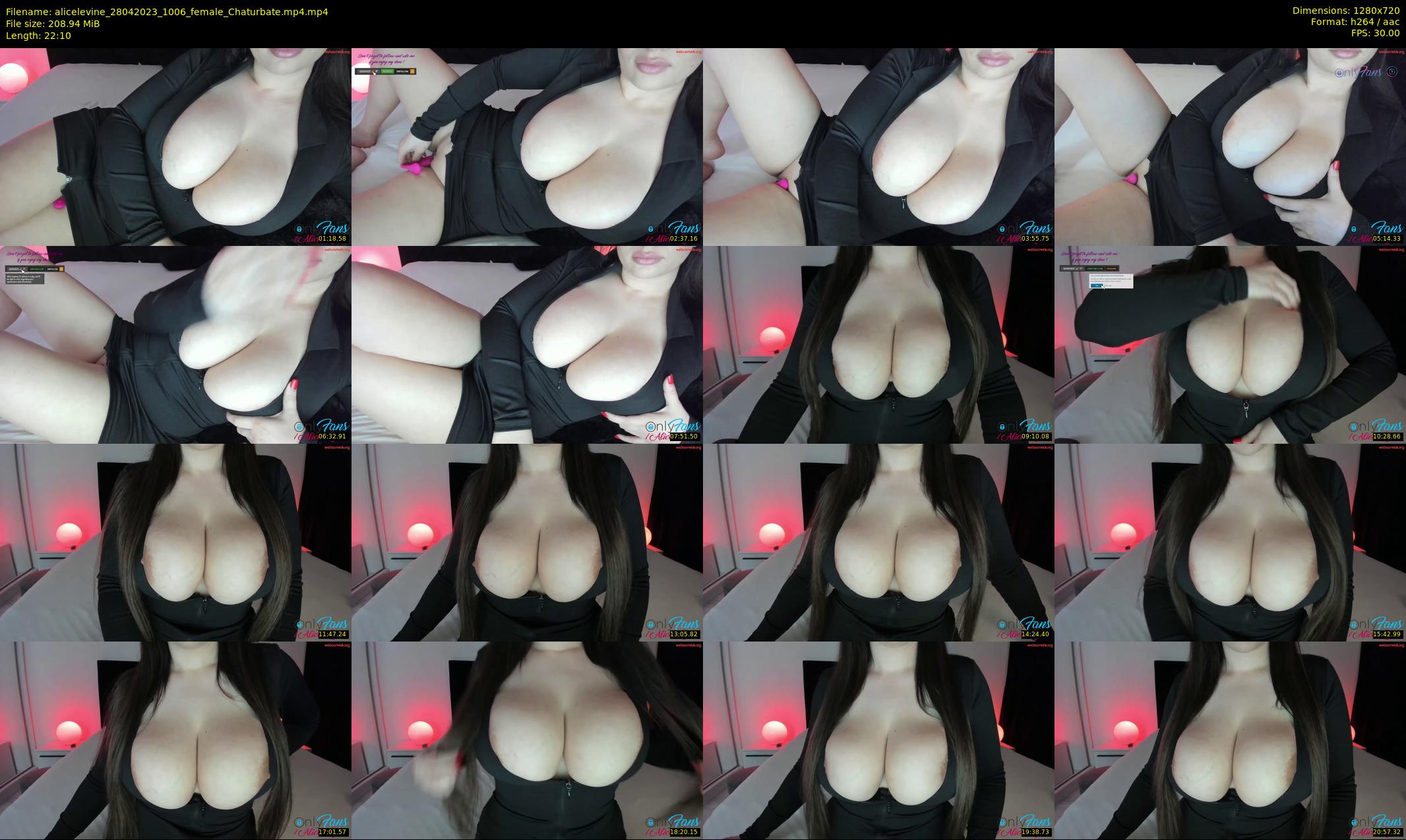 alicelevine — 23 minute Chaturbate female cam show recording, 720p, Apr 28, 2023