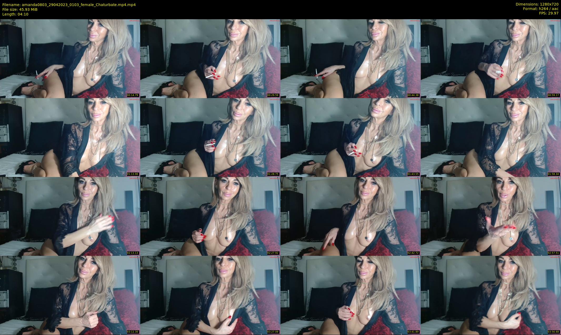 amanda0803 — 5 minute Chaturbate female cam show recording, 720p, Apr 29, 2023