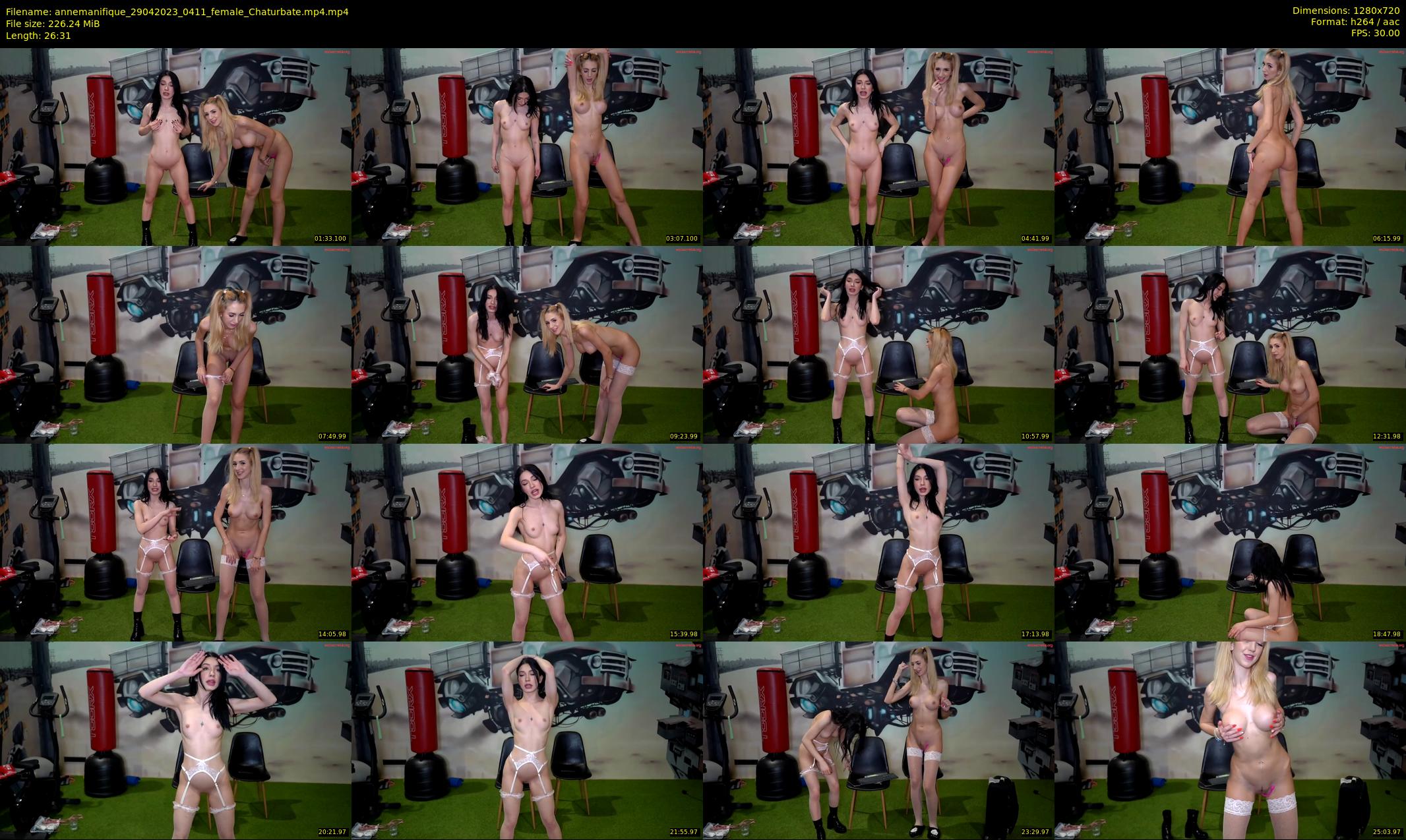 annemanifique — 27 minute Chaturbate female cam show recording, 720p, Apr 29, 2023