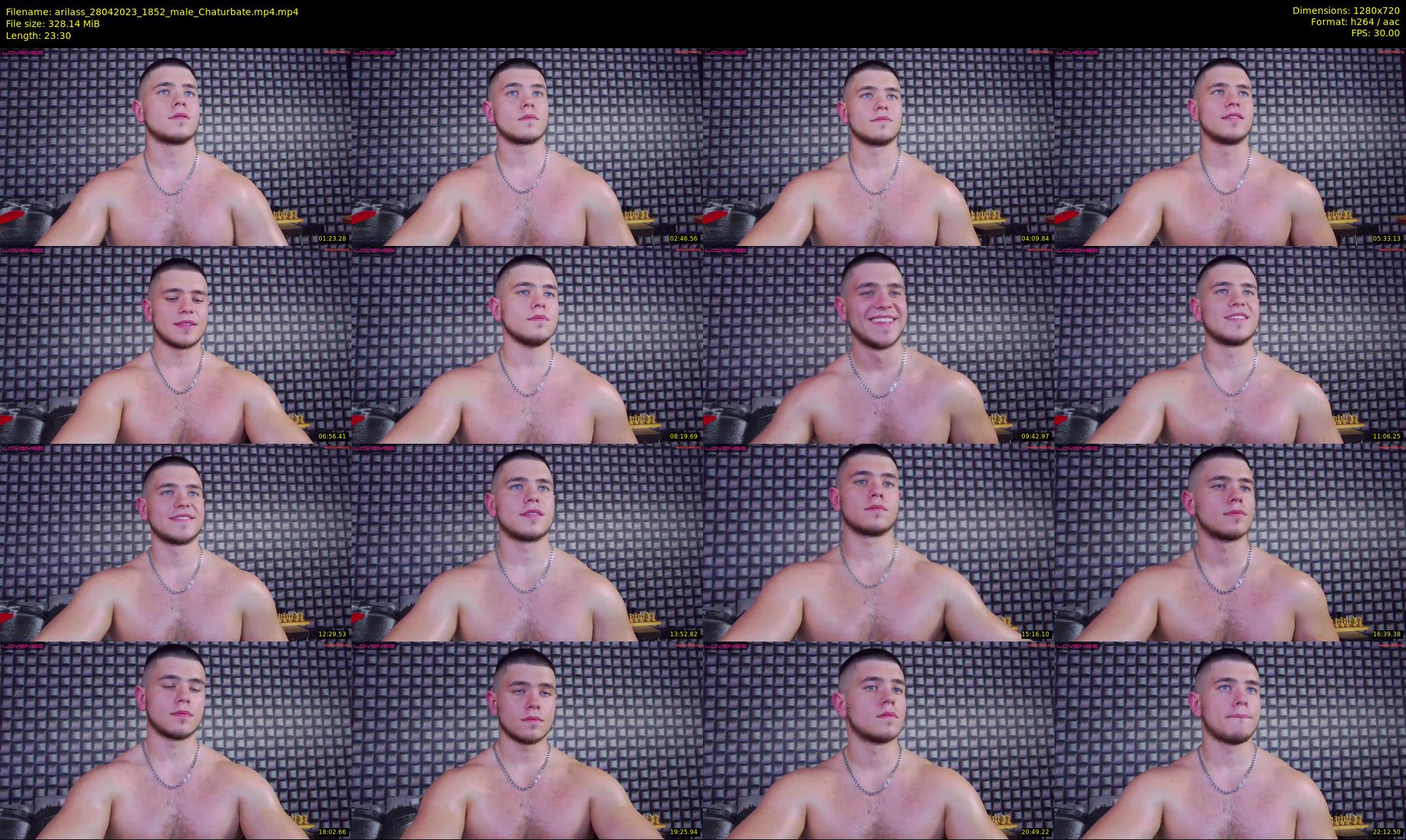arilass — 24 minute Chaturbate male cam show recording, 720p, Apr 28, 2023