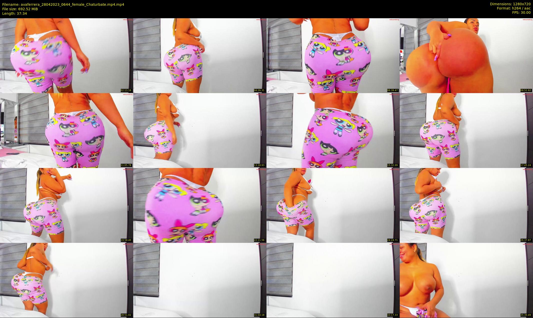 avaferrera — 38 minute Chaturbate female cam show recording, 720p, Apr 28, 2023