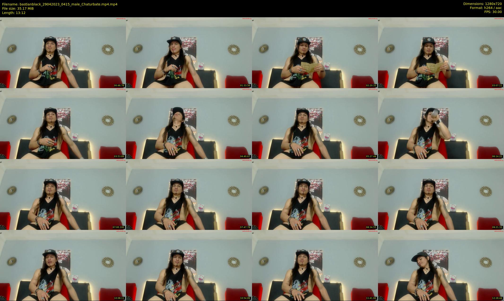 bastianblack — 14 minute Chaturbate male cam show recording, 720p, Apr 29, 2023