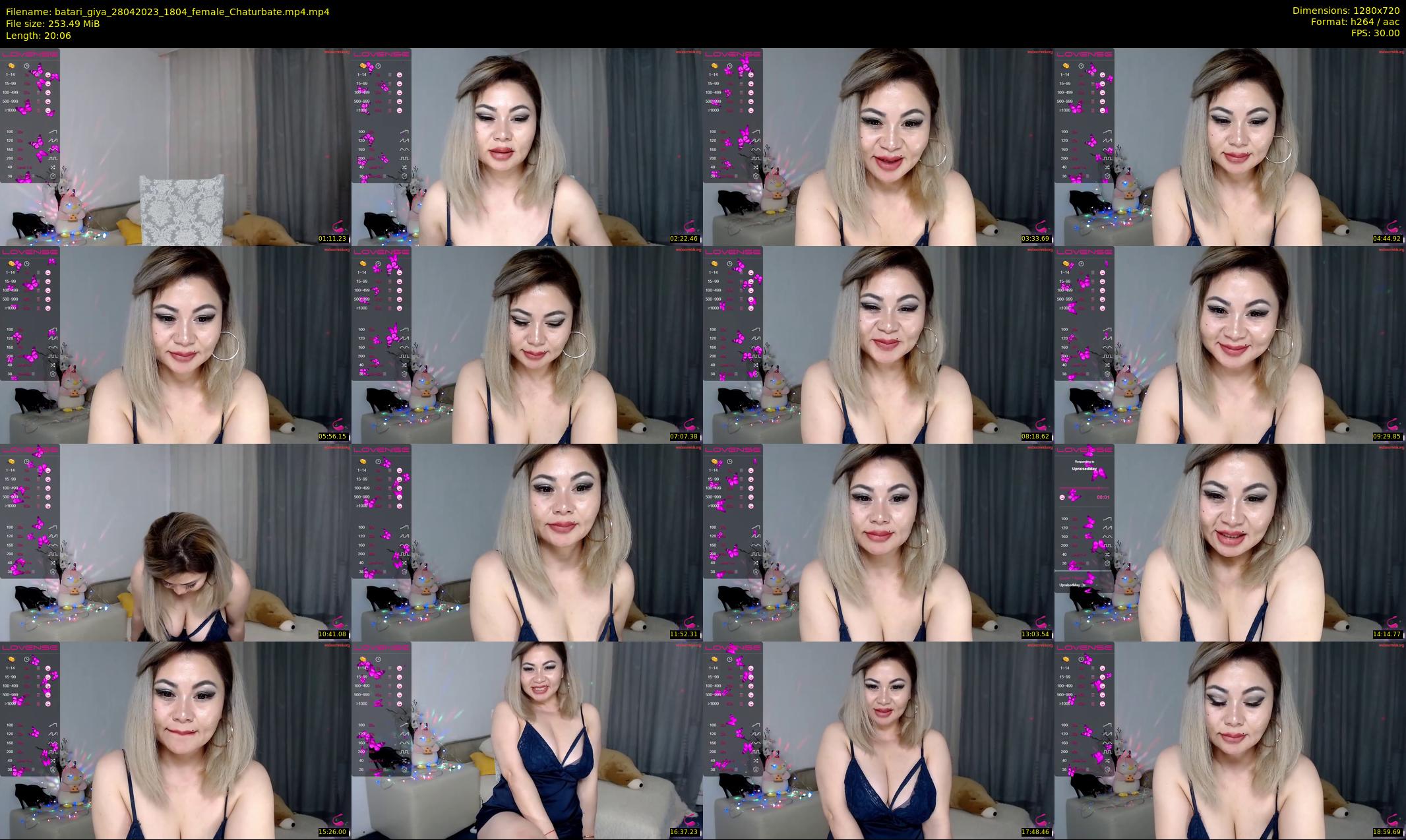 batari_giya — 21 minute Chaturbate female cam show recording, 720p, Apr 28, 2023