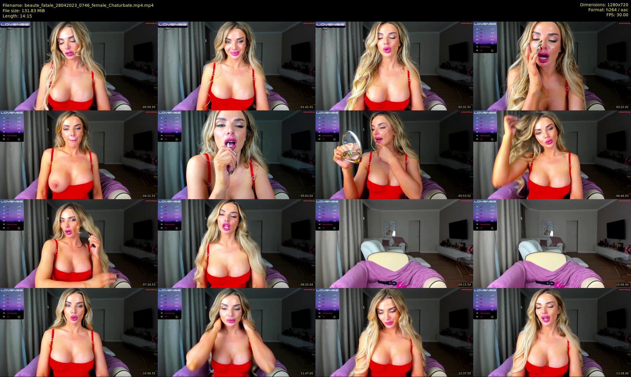 beaute_fatale — 15 minute Chaturbate female cam show recording, 720p, Apr 28, 2023