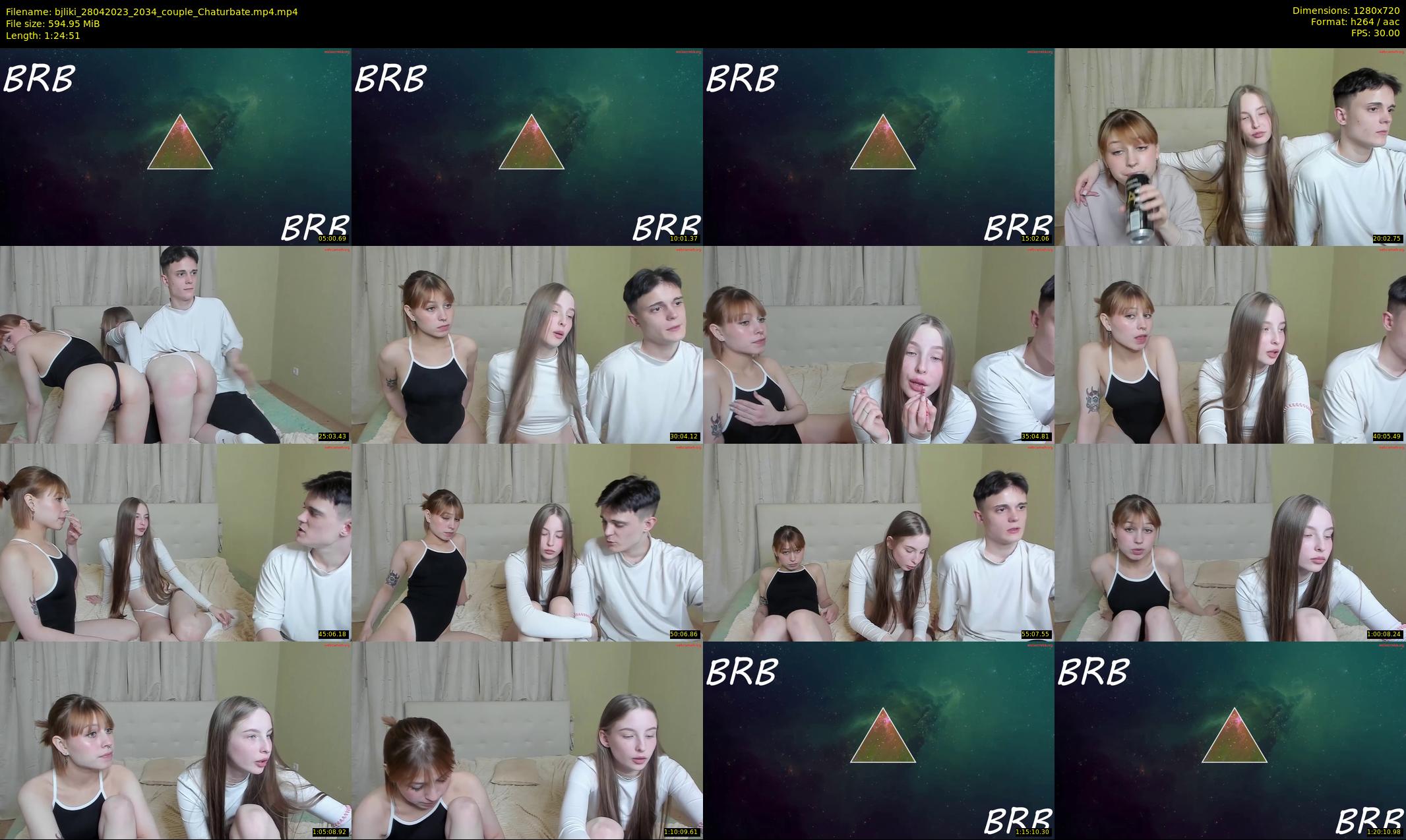 bjliki — 85 minute Chaturbate couple cam show recording, 720p, Apr 28, 2023