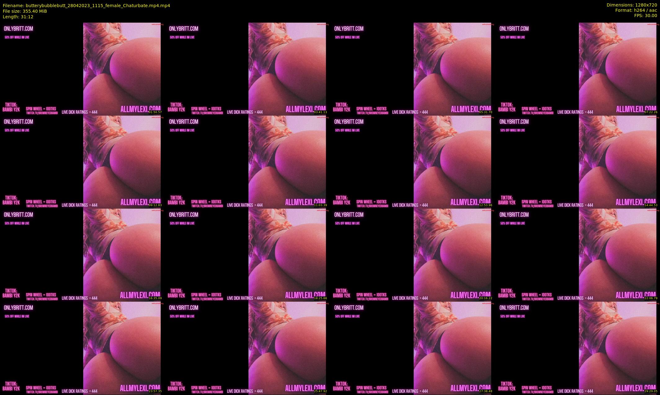 butterybubblebutt — 32 minute Chaturbate couple cam show recording, 720p, Apr 28, 2023