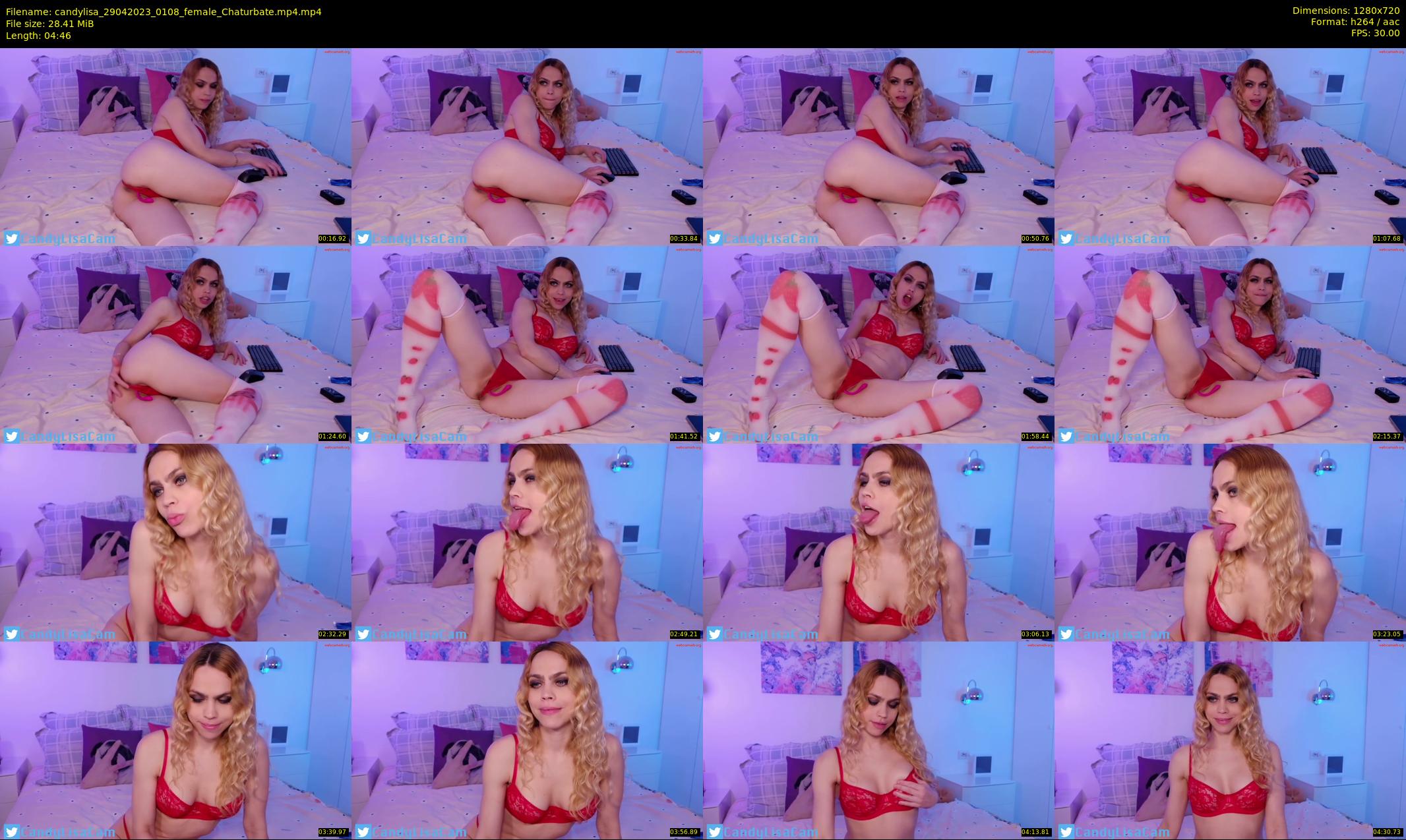 candylisa — 5 minute Chaturbate female cam show recording, 720p, Apr 29, 2023