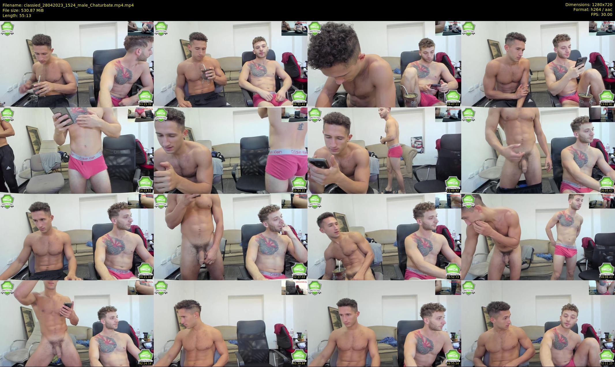 classied — 56 minute Chaturbate male cam show recording, 720p, Apr 28, 2023