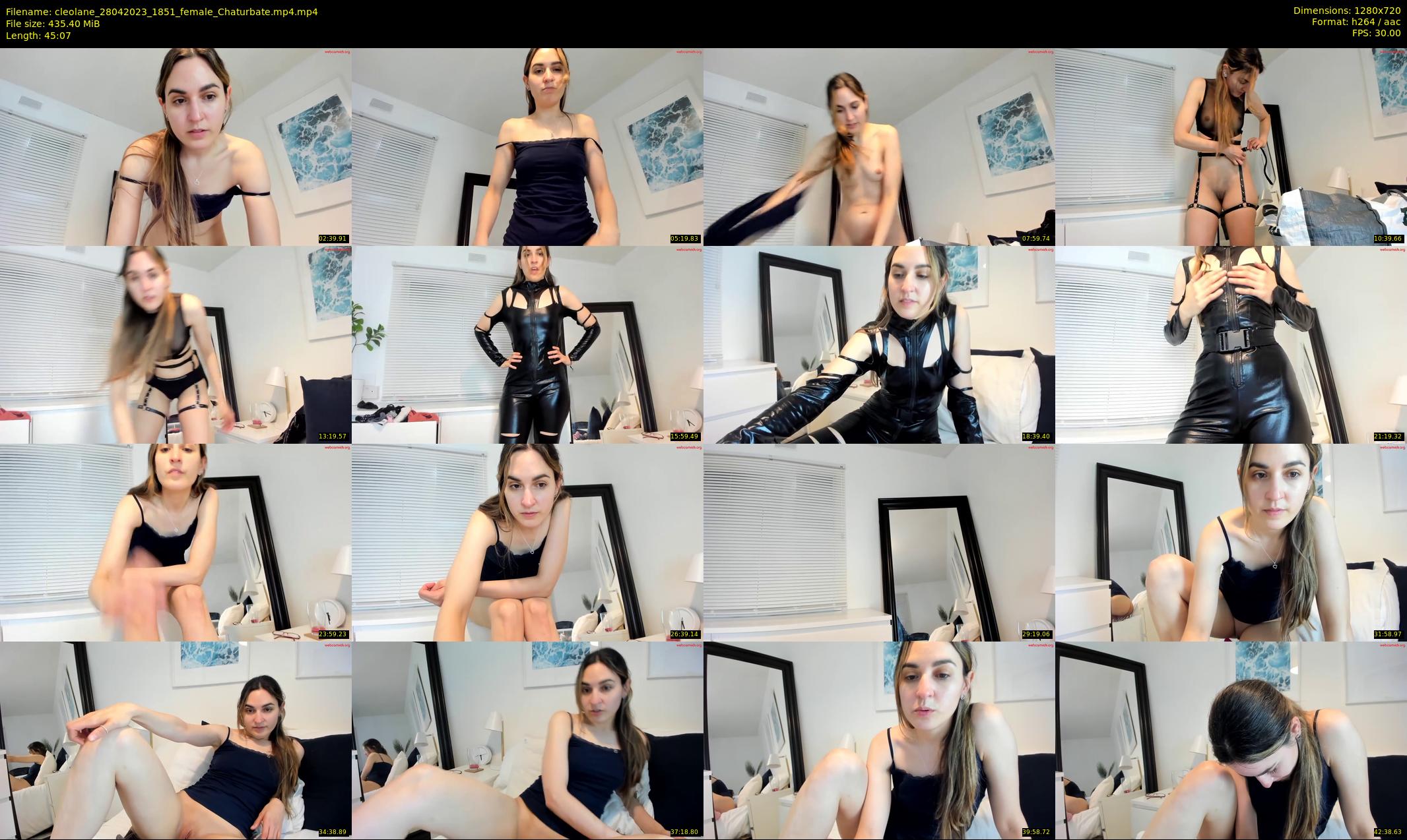 cleolane — 46 minute Chaturbate female cam show recording, 720p, Apr 28, 2023