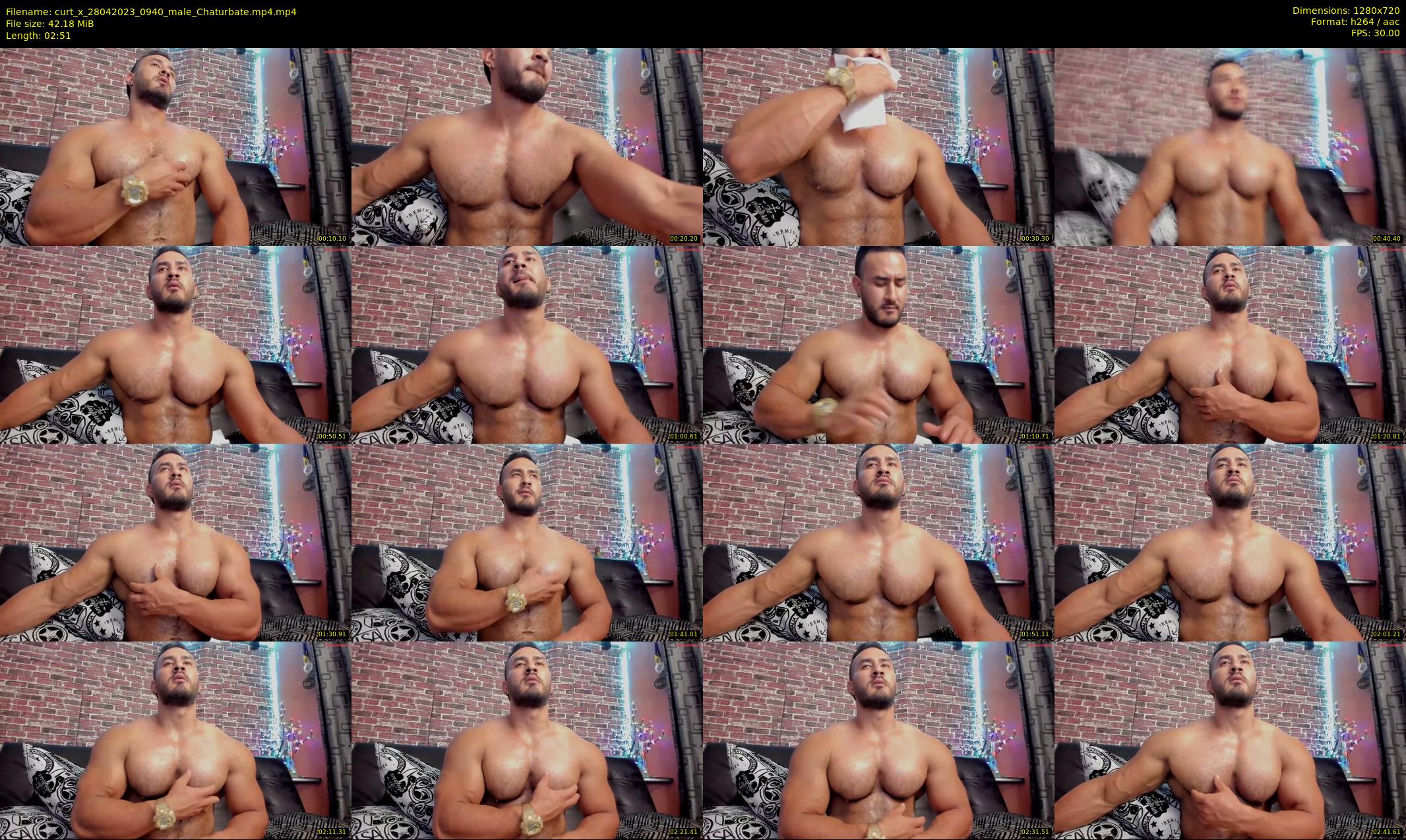 curt_x — 3 minute Chaturbate male cam show recording, 720p, Apr 28, 2023