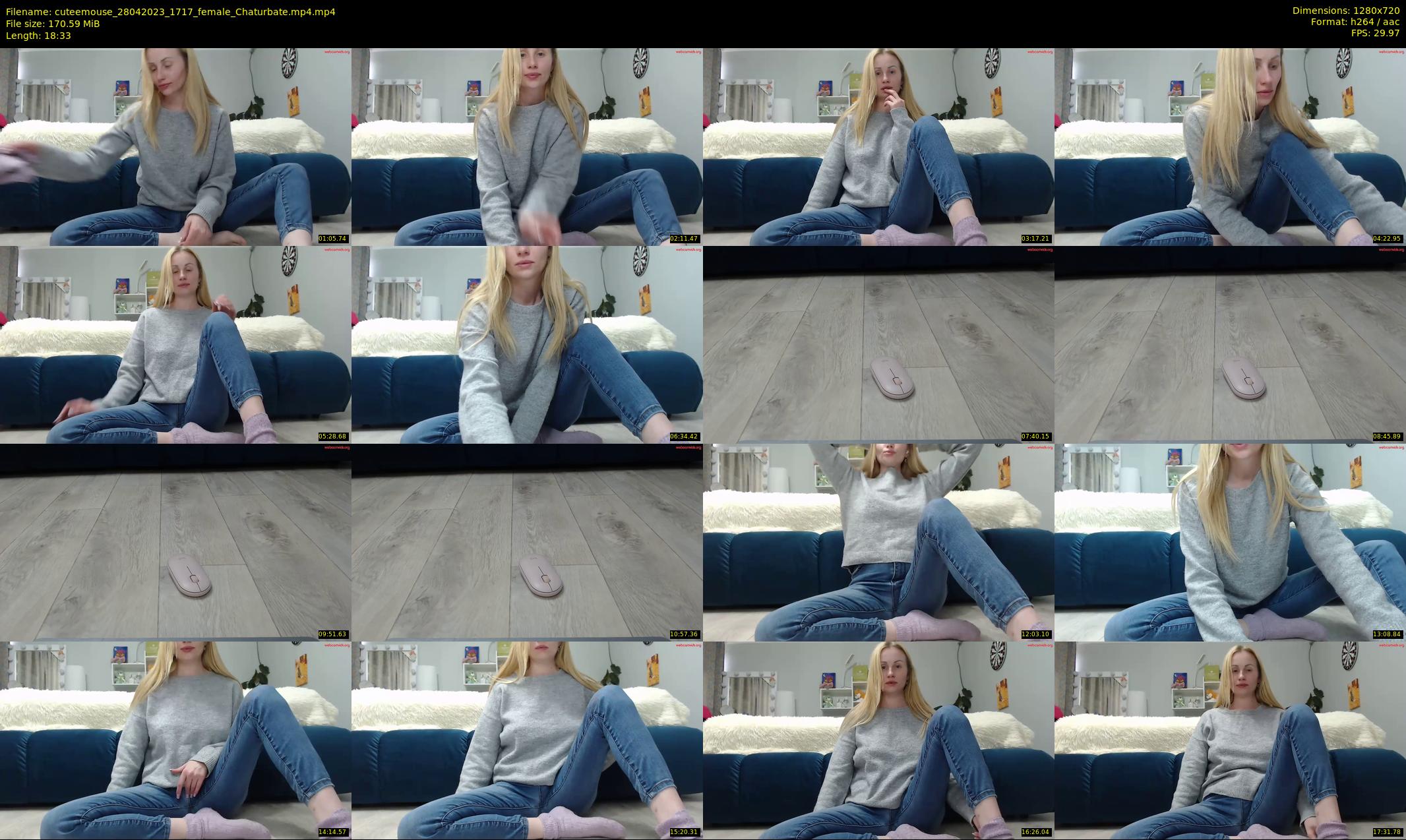 cuteemouse — 19 minute Chaturbate female cam show recording, 720p, Apr 28, 2023