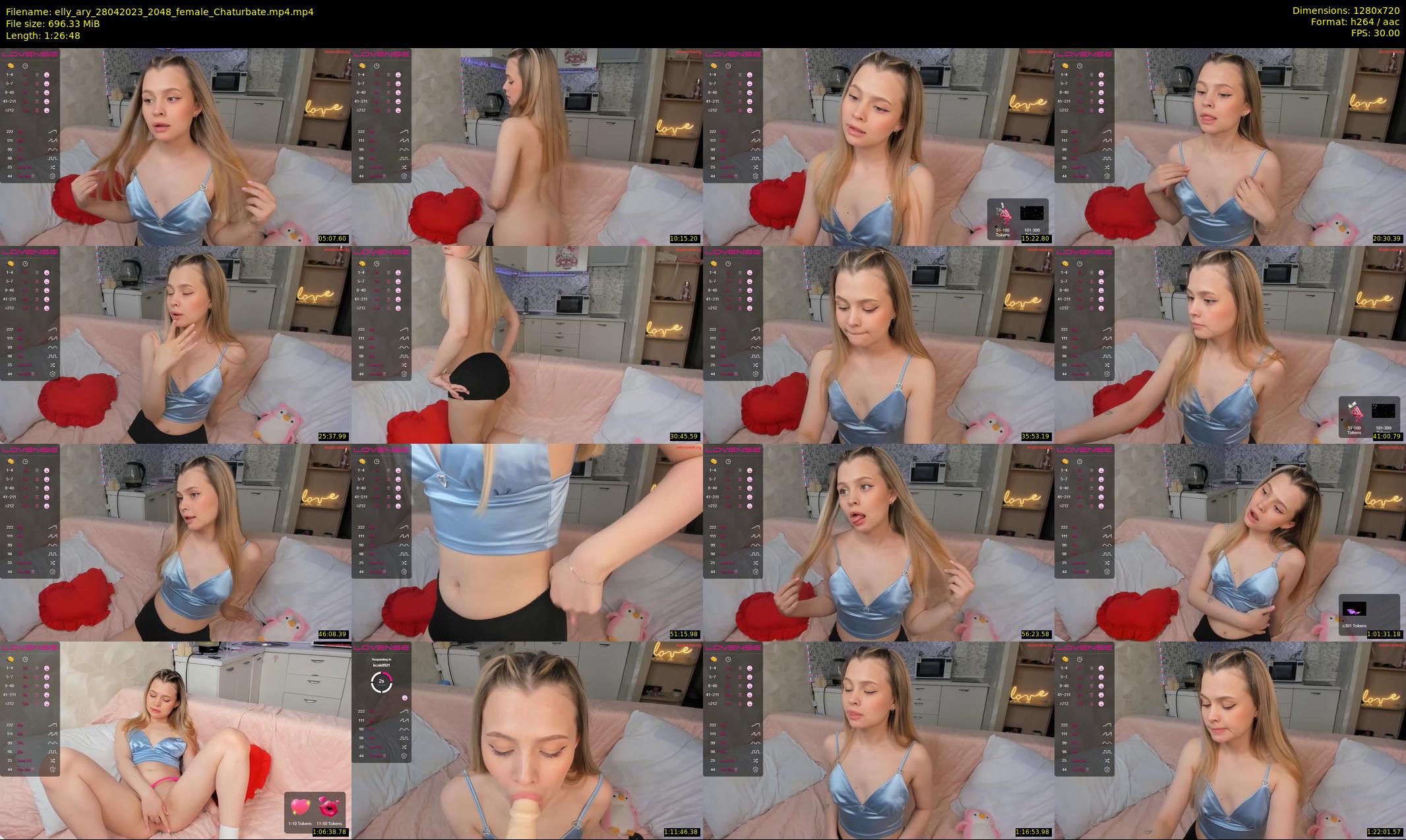 elly_ary — 87 minute Chaturbate female cam show recording, 720p, Apr 28, 2023