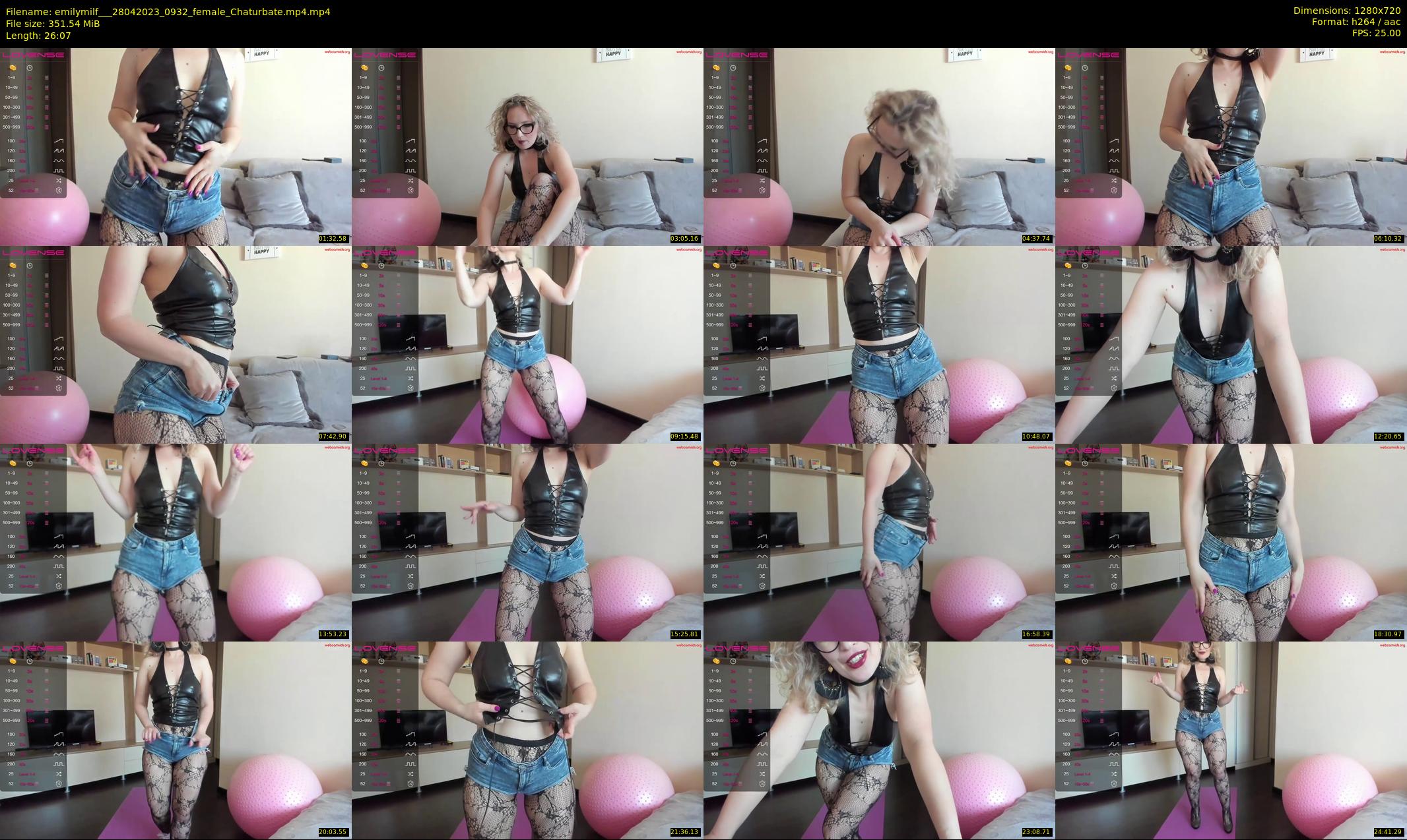 emilymilf__ — 27 minute Chaturbate female cam show recording, 720p, Apr 28, 2023