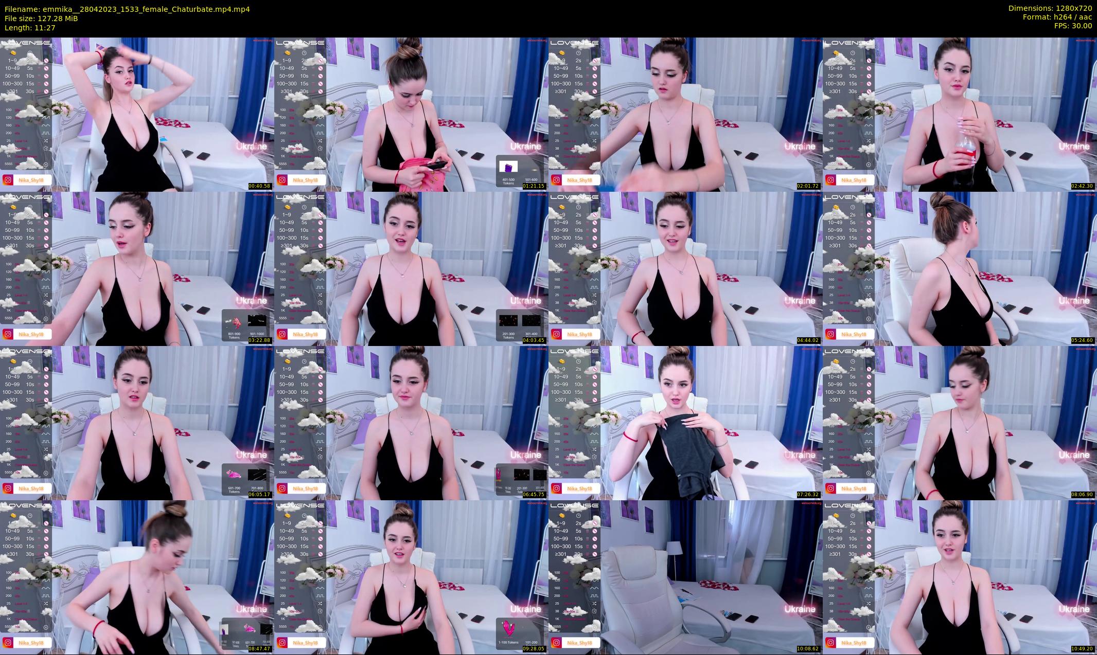 emmika_ — 12 minute Chaturbate female cam show recording, 720p, Apr 28, 2023