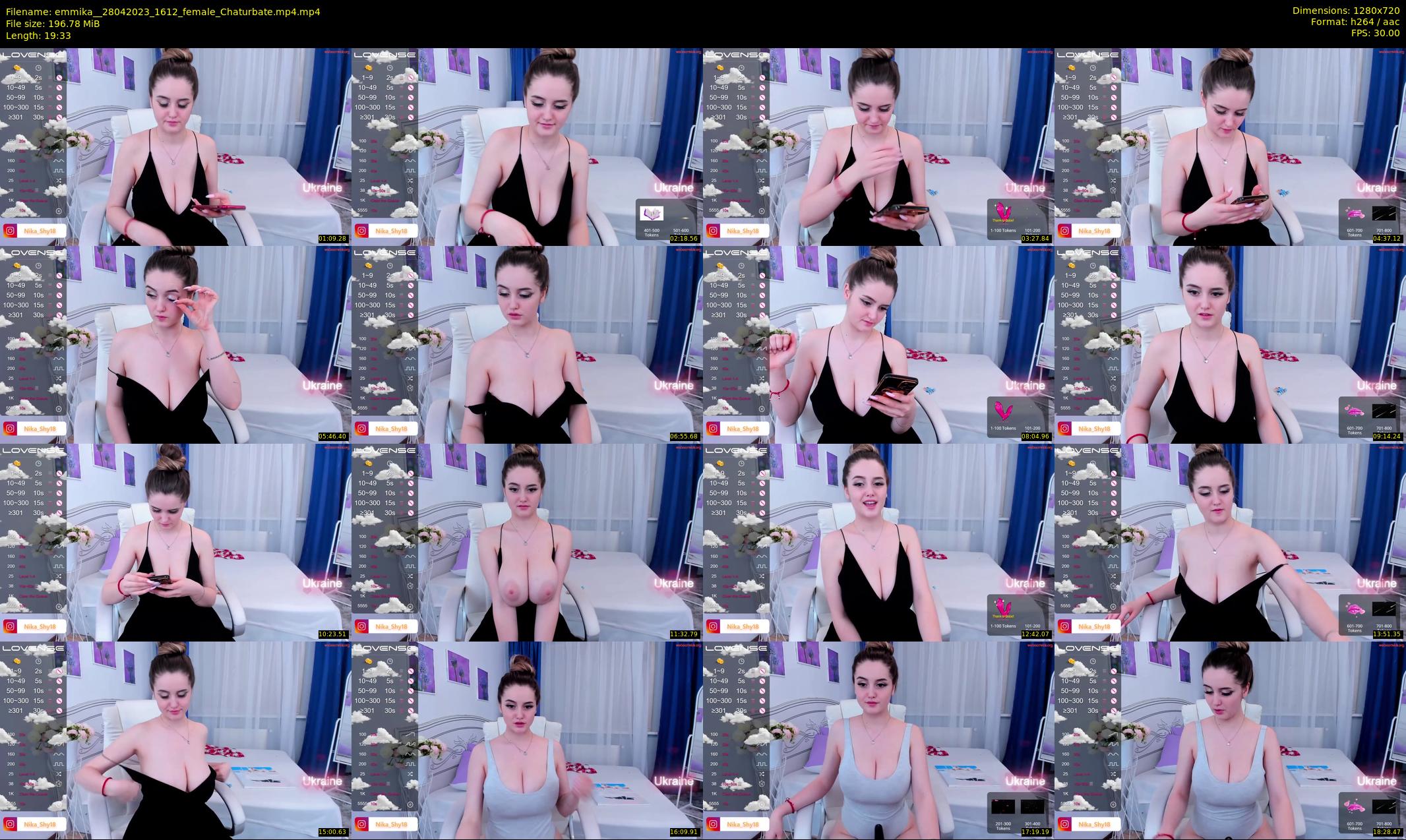 emmika_ — 20 minute Chaturbate female cam show recording, 720p, Apr 28, 2023