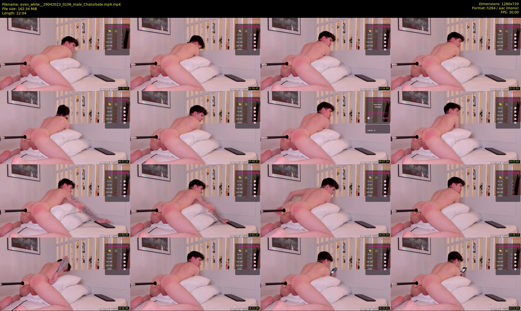 evan_white_ — 23 minute Chaturbate male cam show recording, 720p, Apr 29, 2023