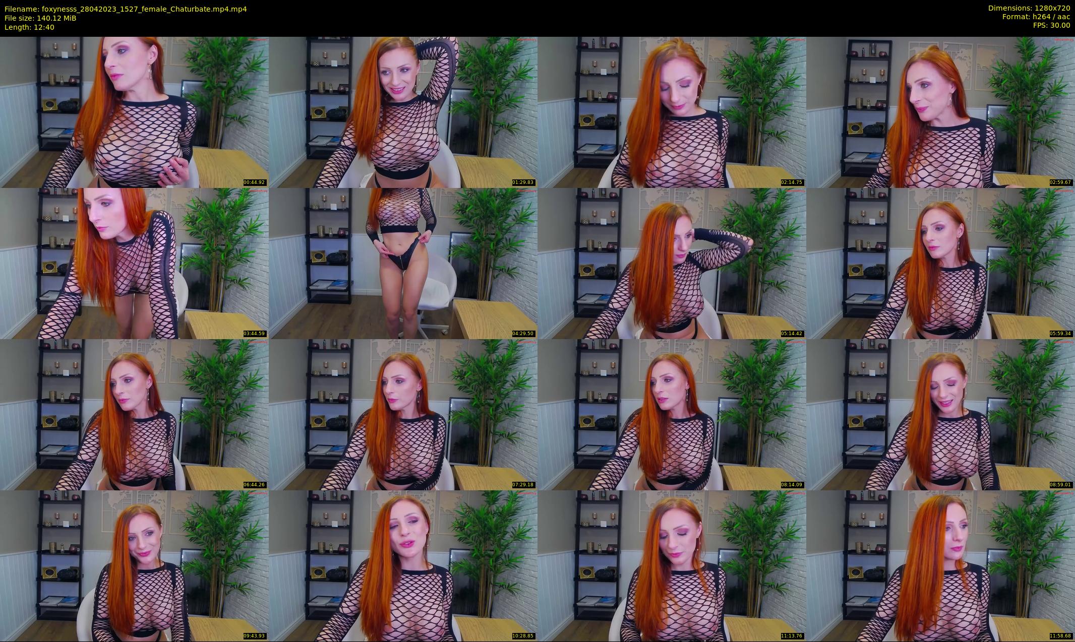 foxynesss — 13 minute Chaturbate female cam show recording, 720p, Apr 28, 2023