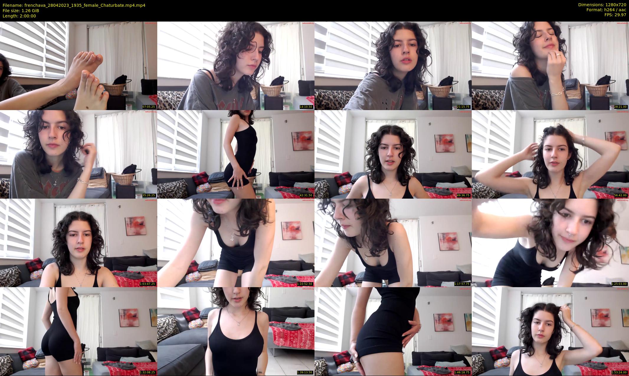 frenchava — 120 minute Chaturbate female cam show recording, 720p, Apr 28, 2023
