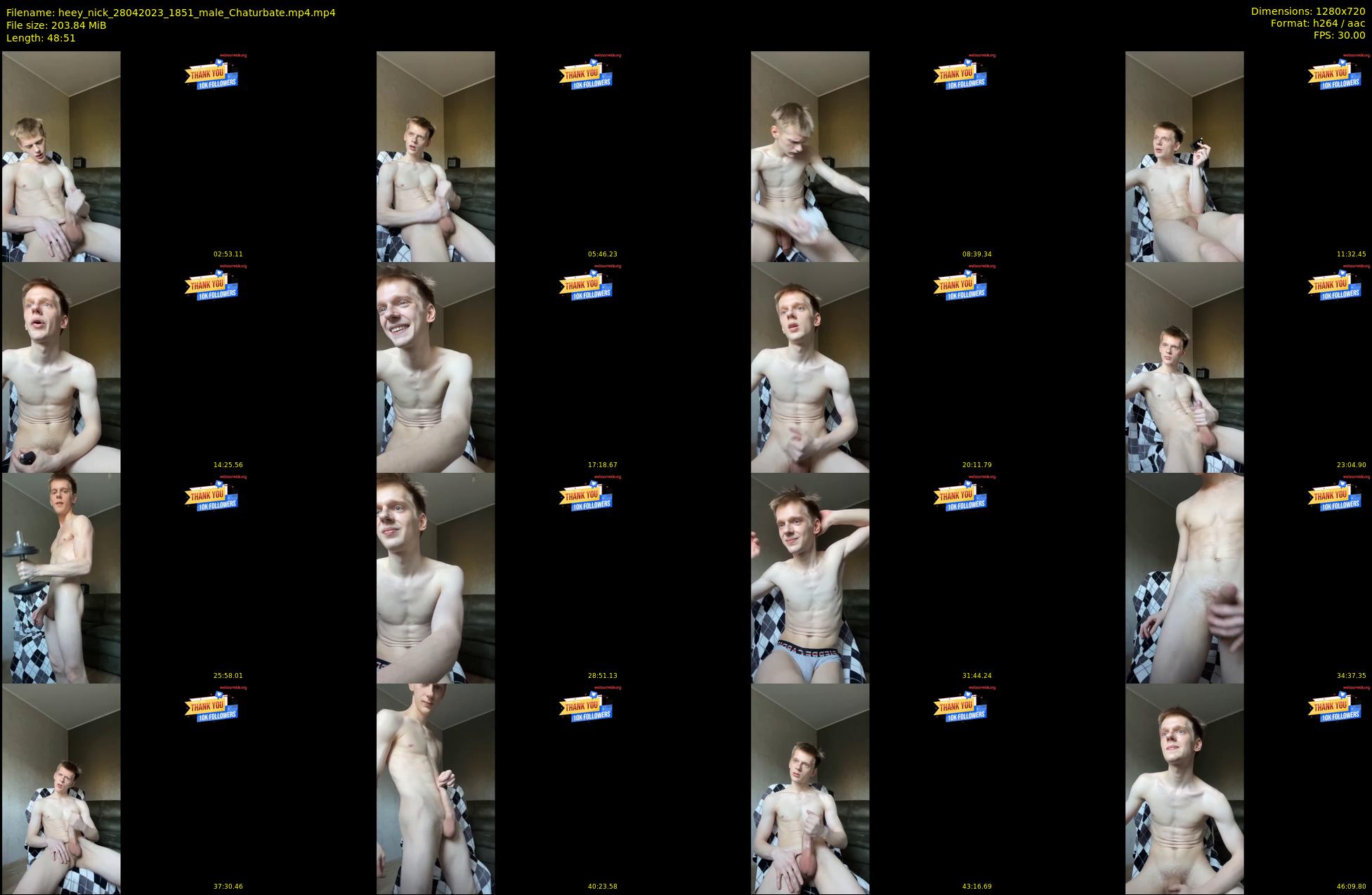 heey_nick — 49 minute Chaturbate male cam show recording, 720p, Apr 28, 2023