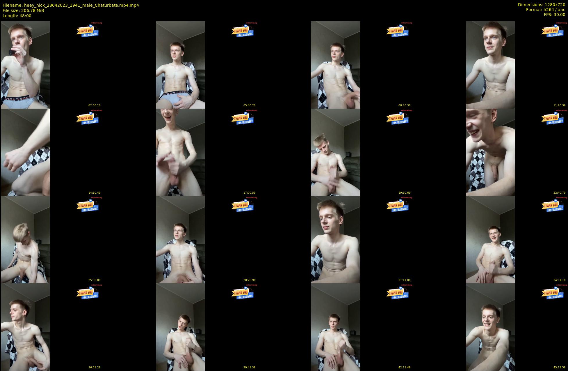 heey_nick — 48 minute Chaturbate male cam show recording, 720p, Apr 28, 2023