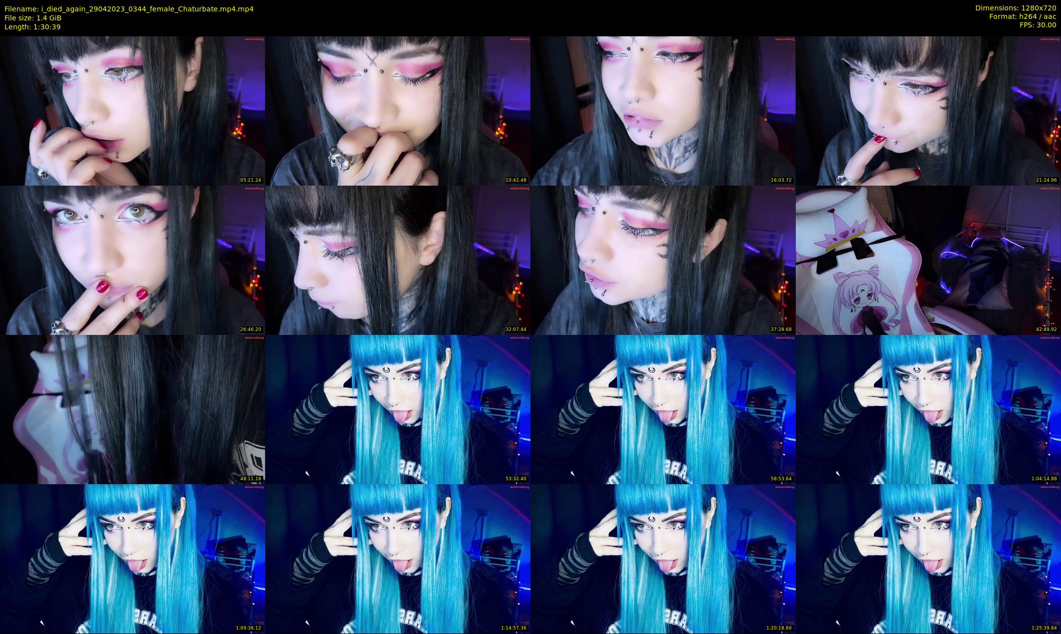 i_died_again — 91 minute Chaturbate female cam show recording, 720p, Apr 29, 2023