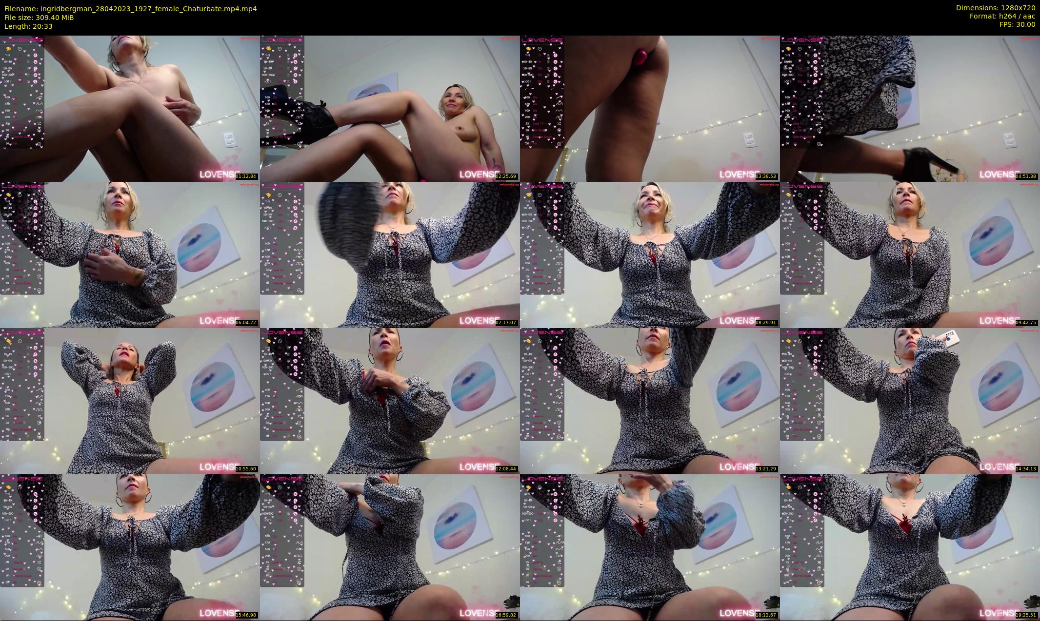 ingridbergman — 21 minute Chaturbate female cam show recording, 720p, Apr 28, 2023