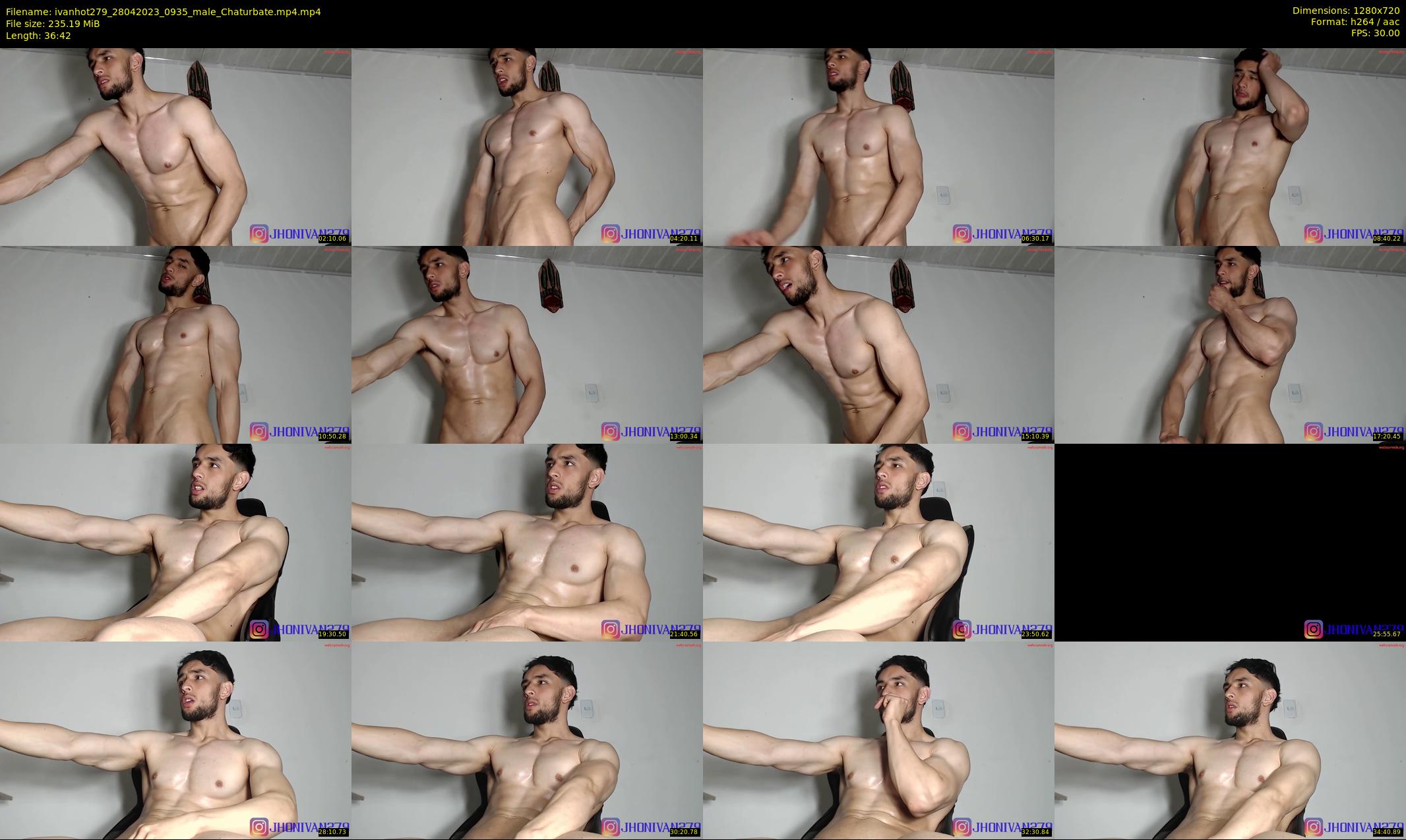 ivanhot279 — 37 minute Chaturbate male cam show recording, 720p, Apr 28, 2023