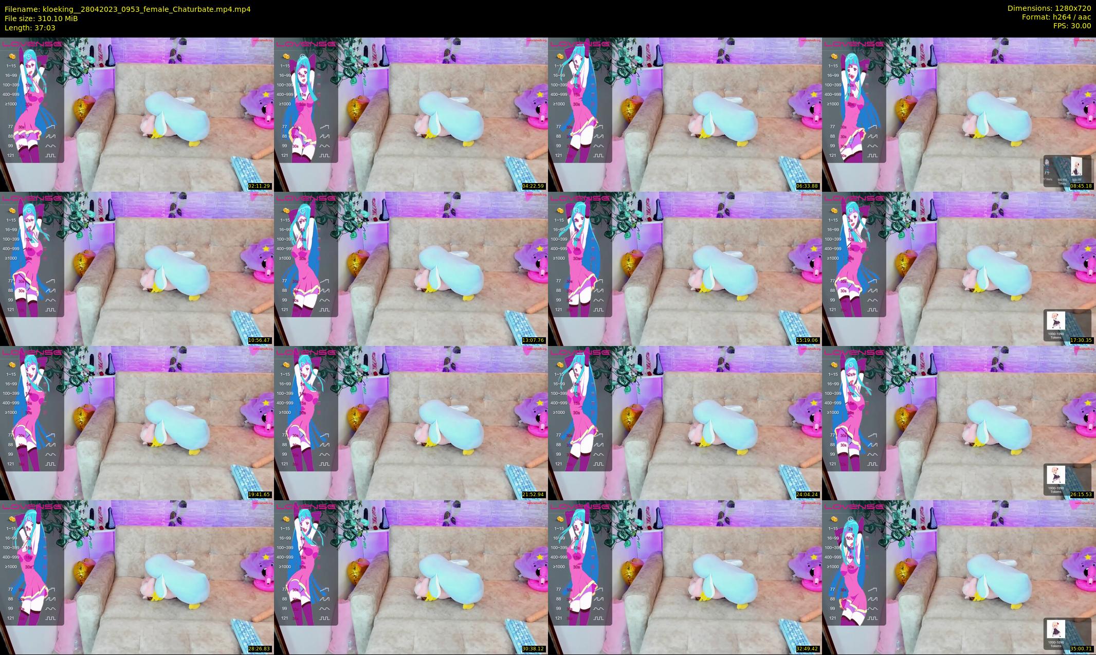 kloeking_ — 38 minute Chaturbate female cam show recording, 720p, Apr 28, 2023