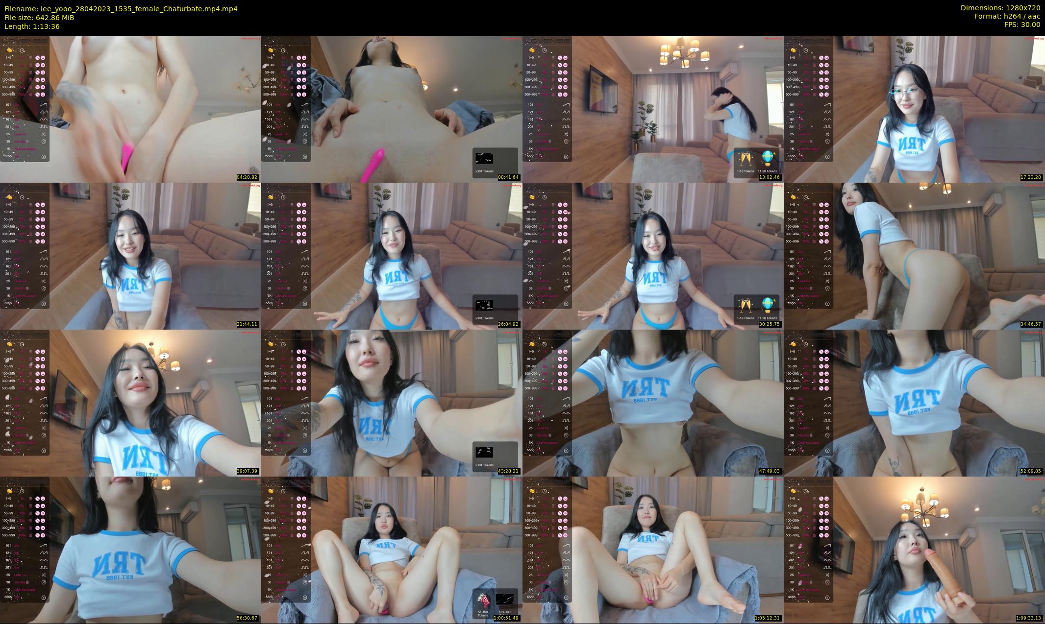 lee_yooo — 74 minute Chaturbate female cam show recording, 720p, Apr 28, 2023