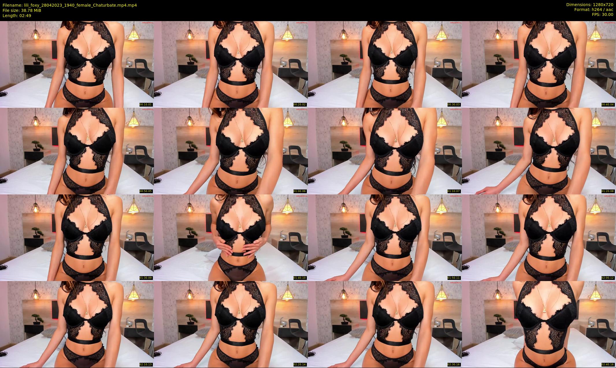 lili_foxy — 3 minute Chaturbate female cam show recording, 720p, Apr 28, 2023