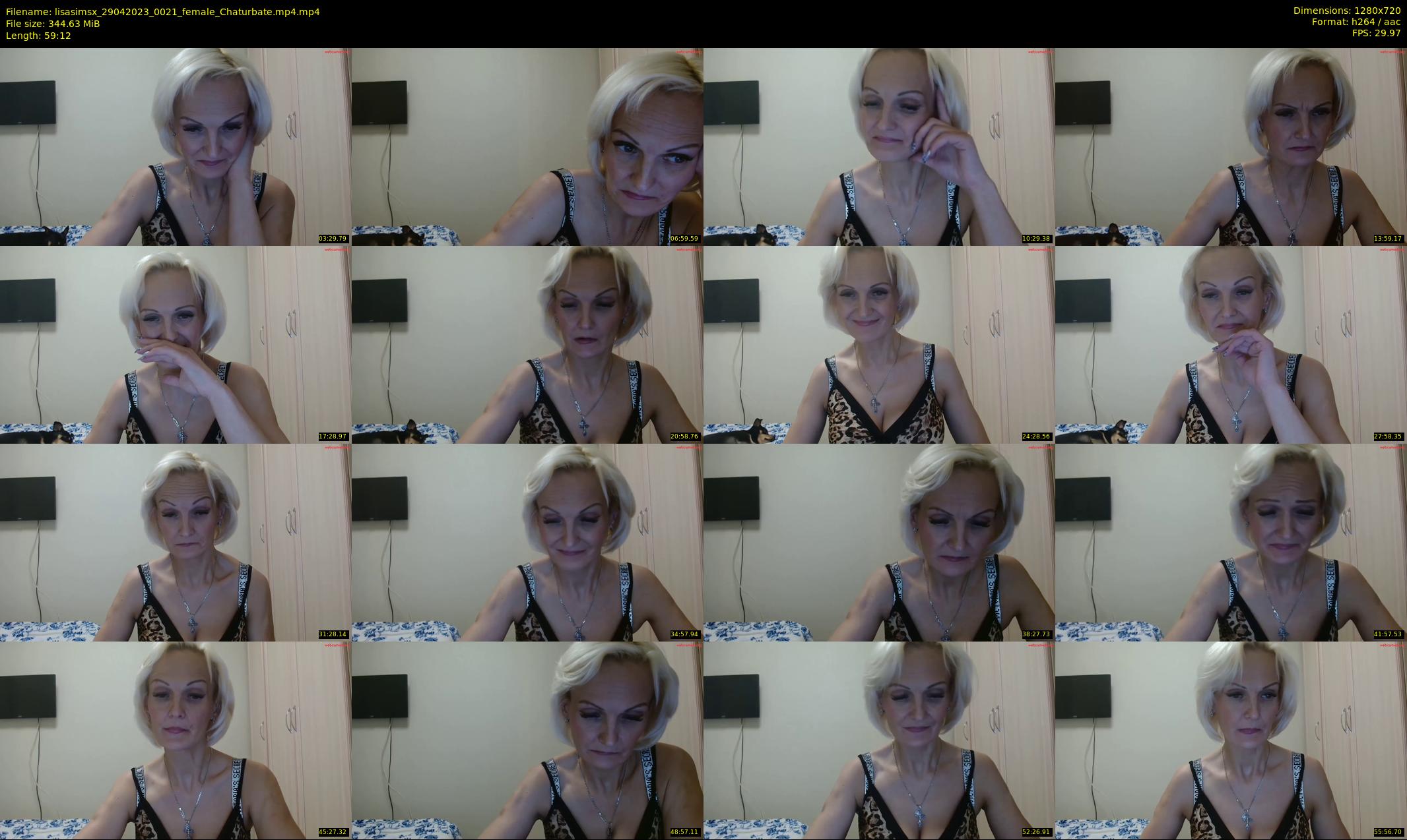 lisasimsx — 60 minute Chaturbate female cam show recording, 720p, Apr 29, 2023