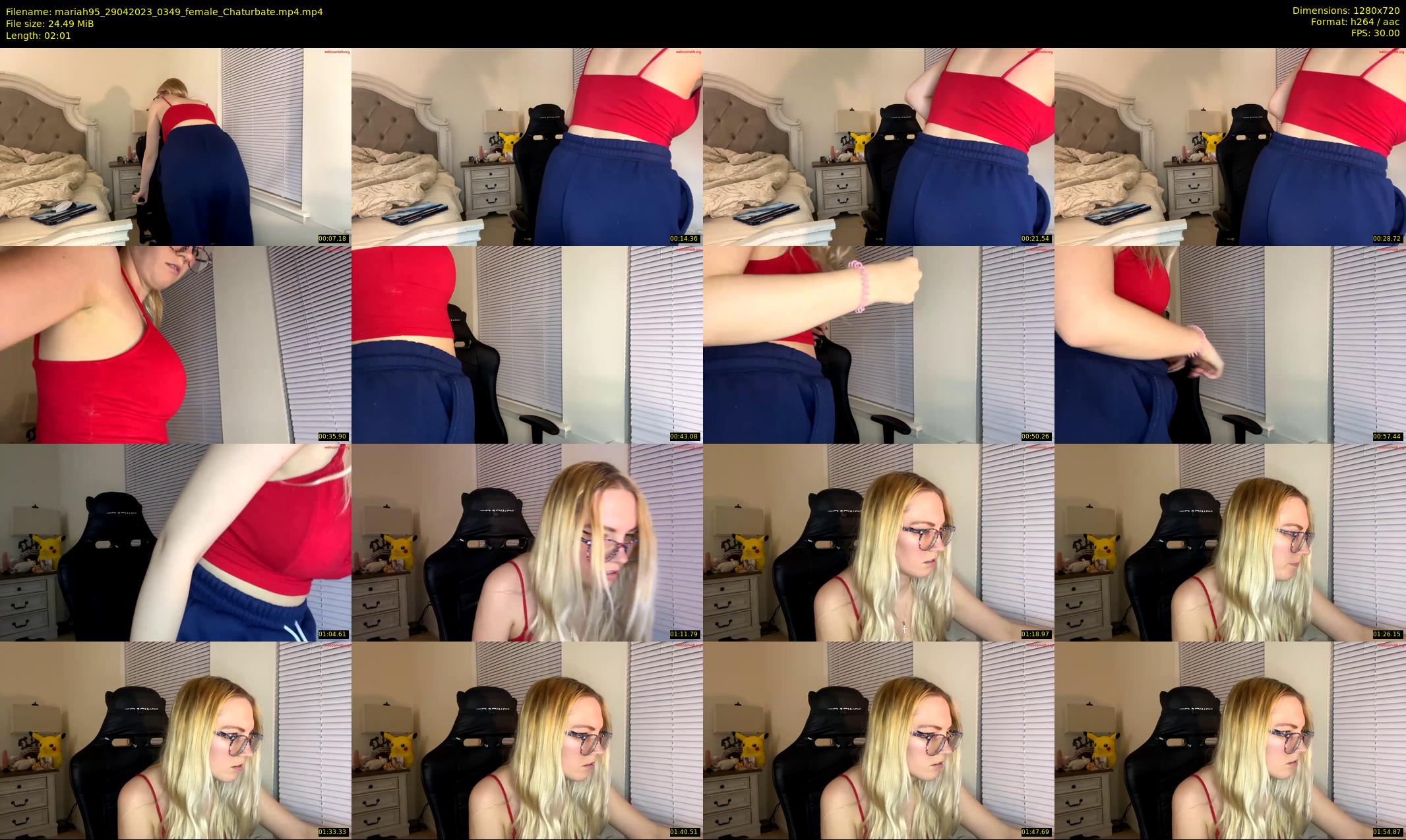 mariah95 — 3 minute Chaturbate female cam show recording, 720p, Apr 29, 2023