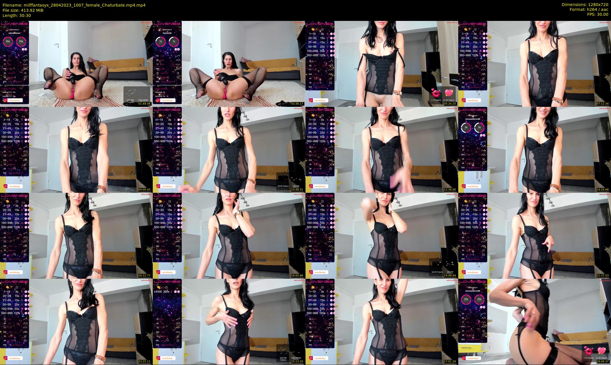 milffantasyx — 31 minute Chaturbate female cam show recording, 720p, Apr 28, 2023