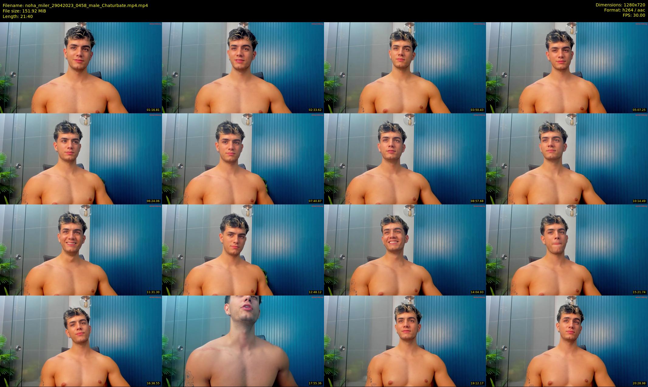 noha_miler — 22 minute Chaturbate male cam show recording, 720p, Apr 29, 2023