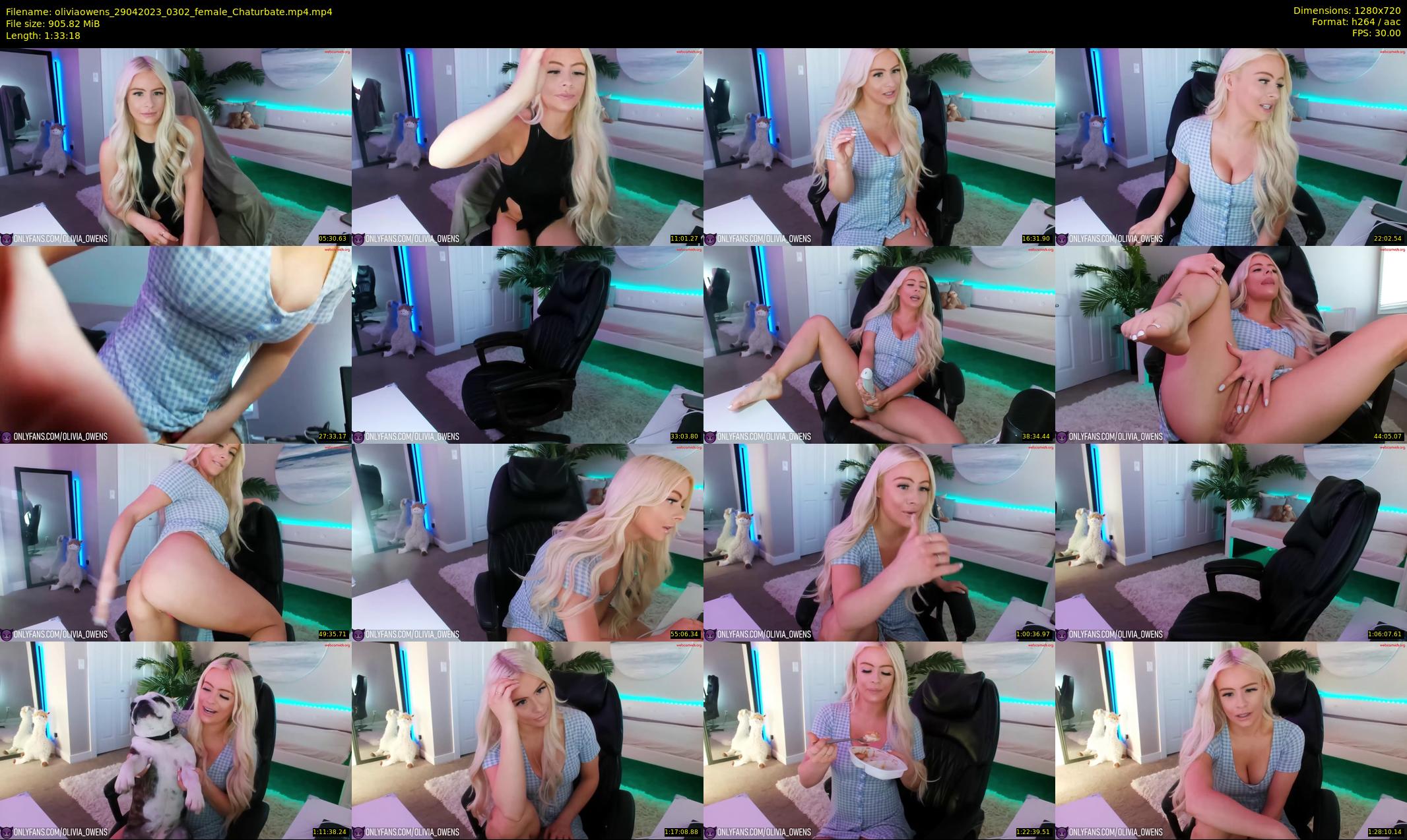 oliviaowens — 94 minute Chaturbate female cam show recording, 720p, Apr 29, 2023