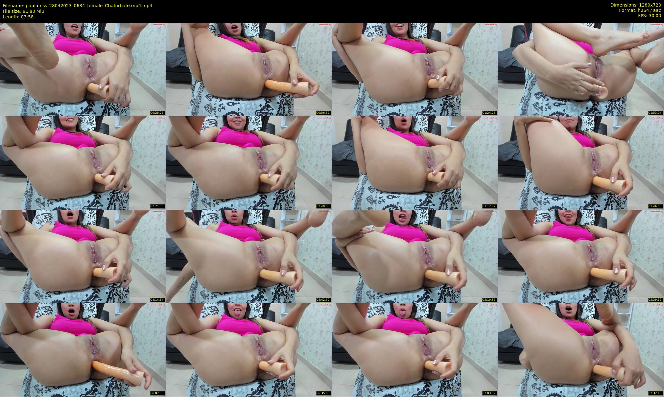 paolamss — 8 minute Chaturbate female cam show recording, 720p, Apr 28, 2023